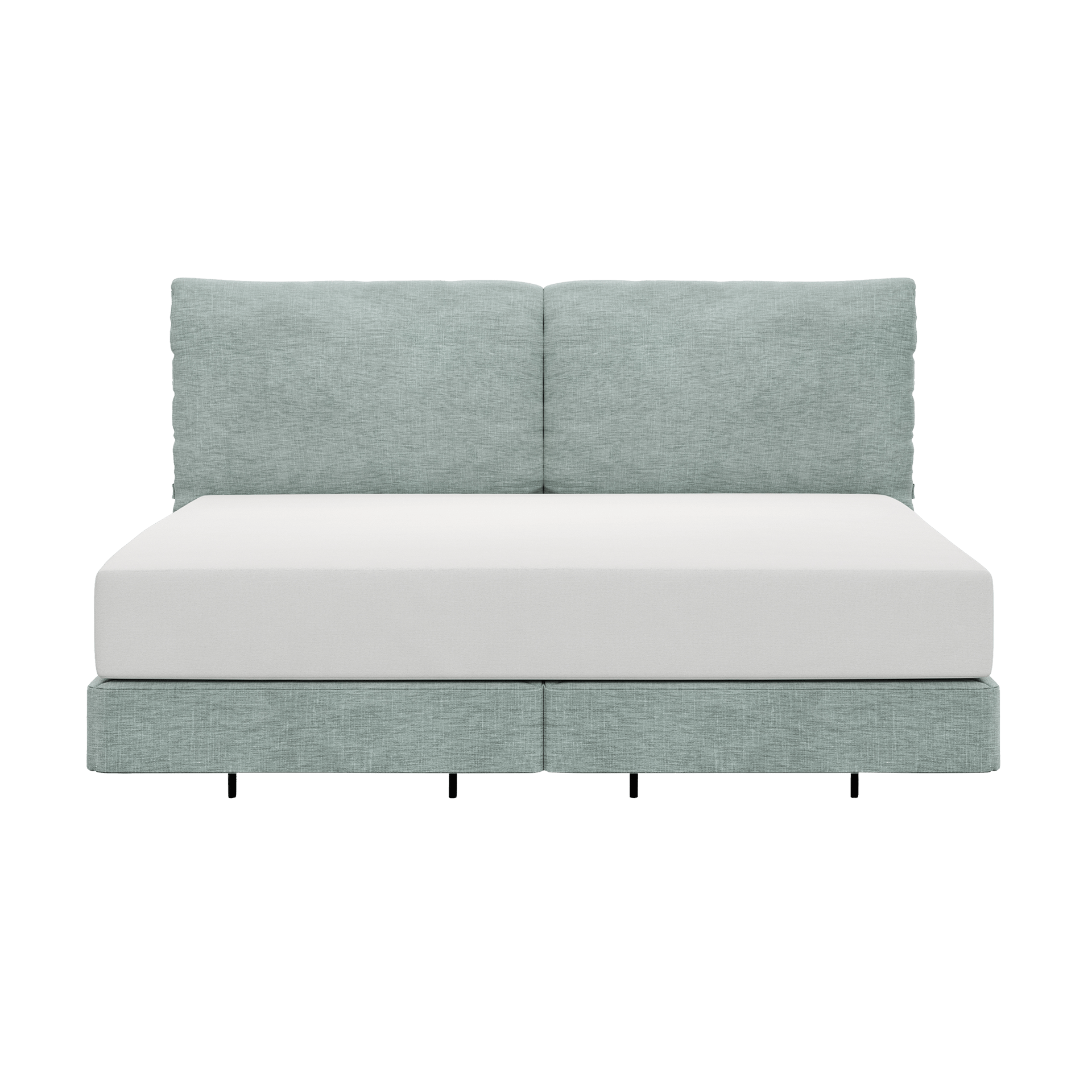 Natura Boxspringbett Alpin Grün 160x200 cm