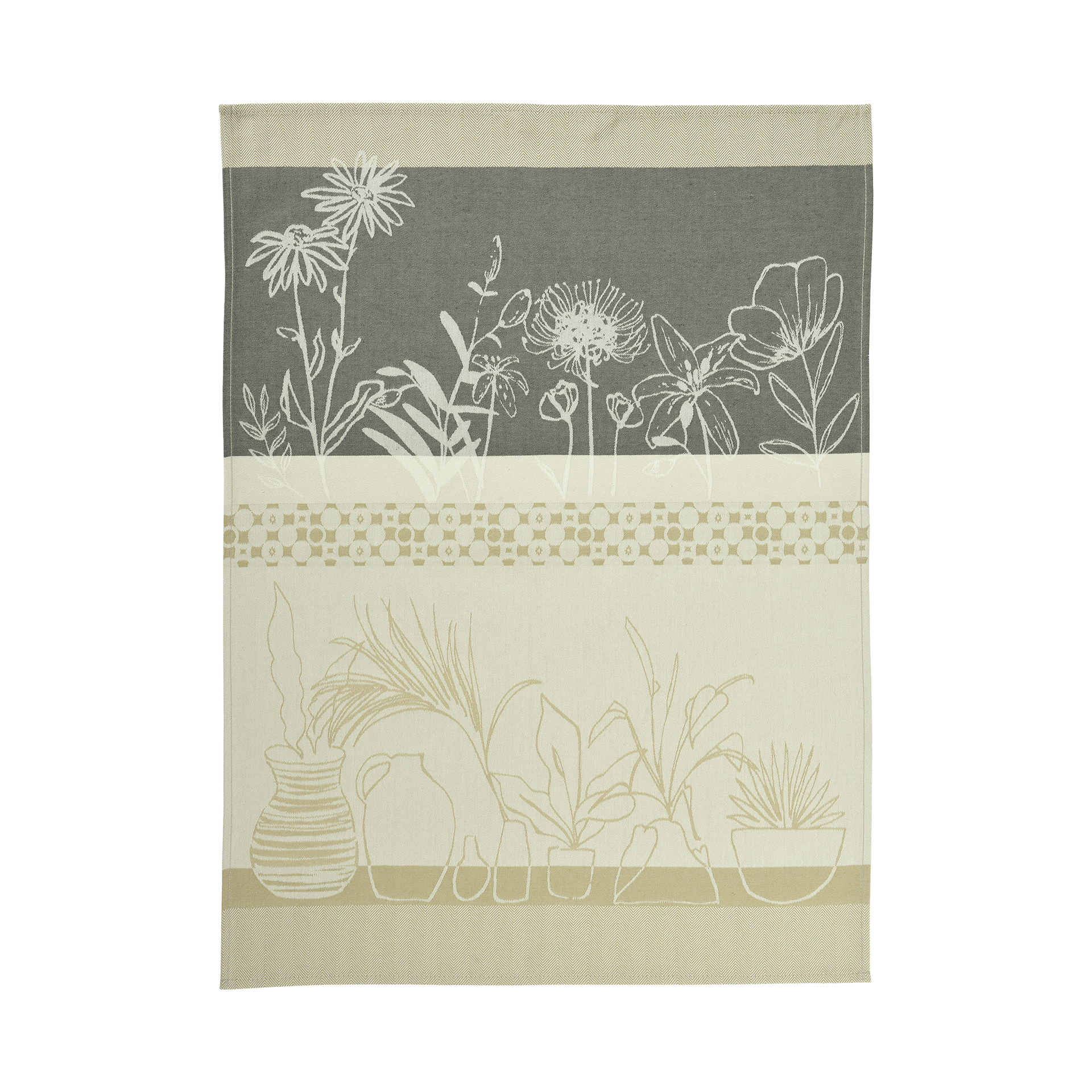 Geschirrhandtuch Pottery Taupe 50x70