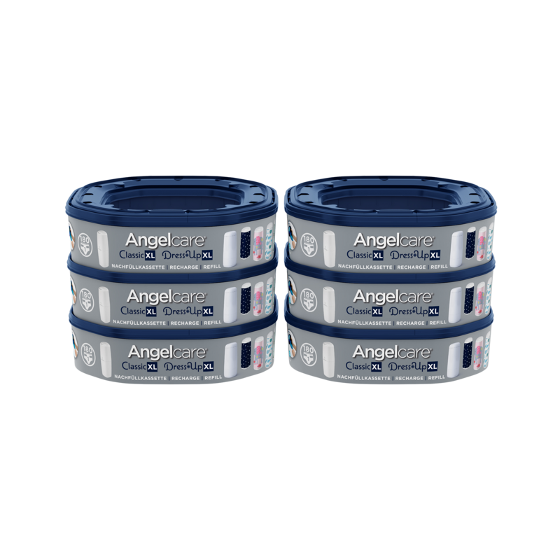 Windeleimer Angelcare Starter-Set 7-teilig Weiß