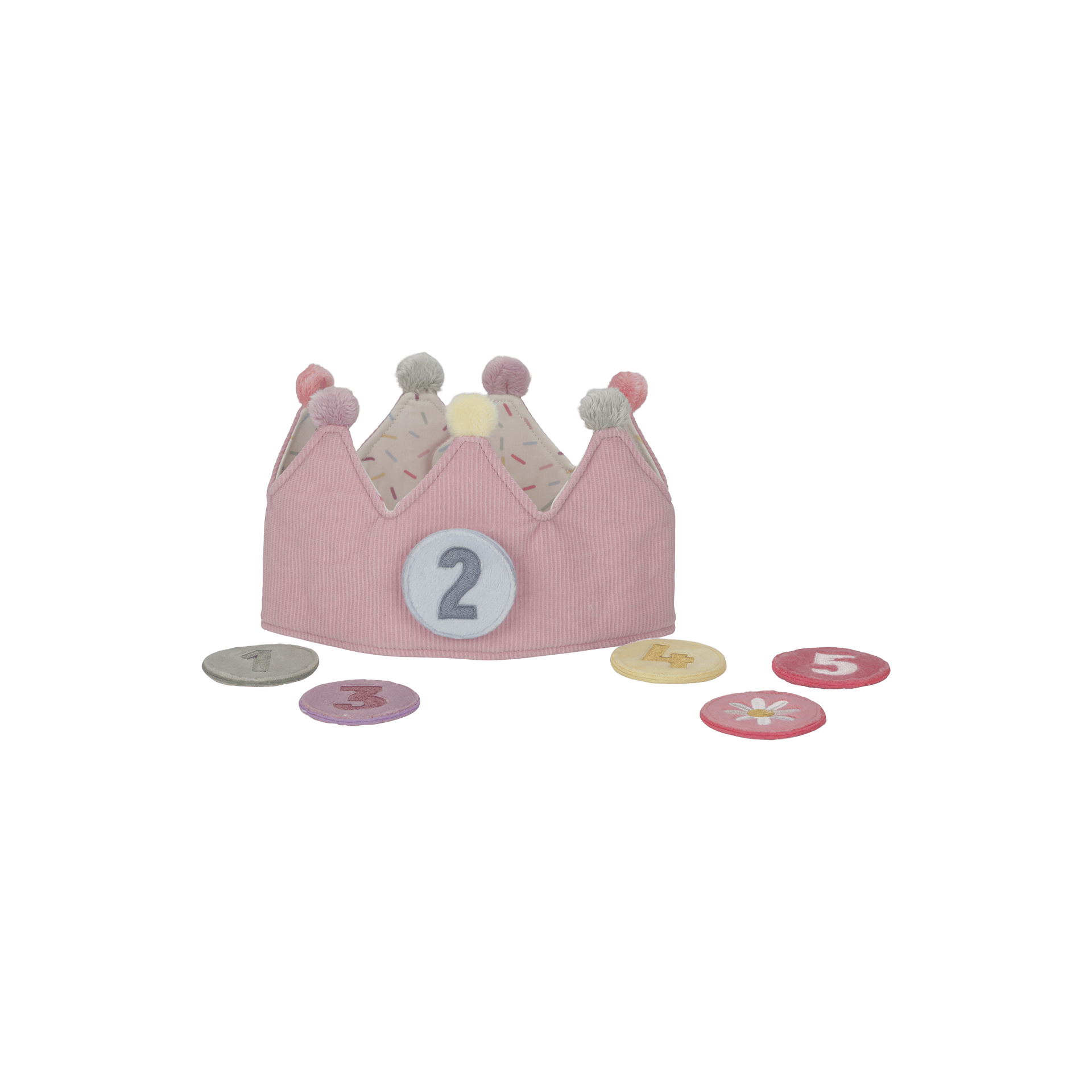 Deko Geburtstagskrone Pink pink