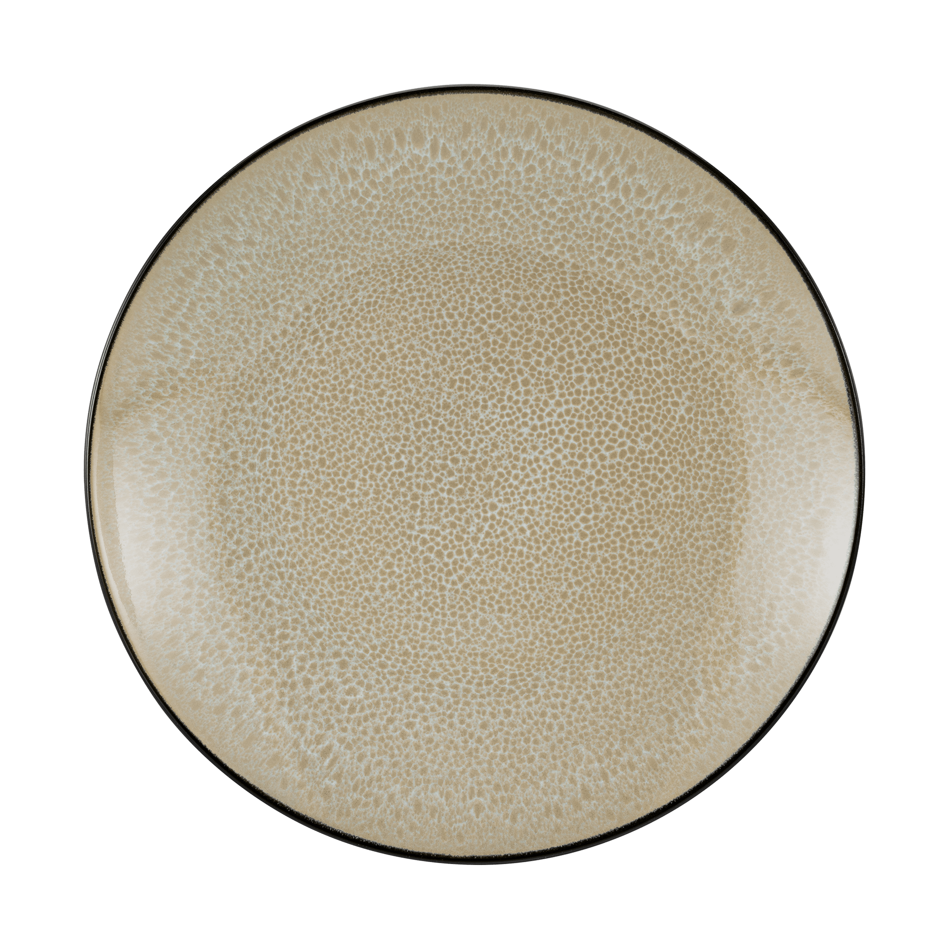 Speiseteller Malmö beige schwarz