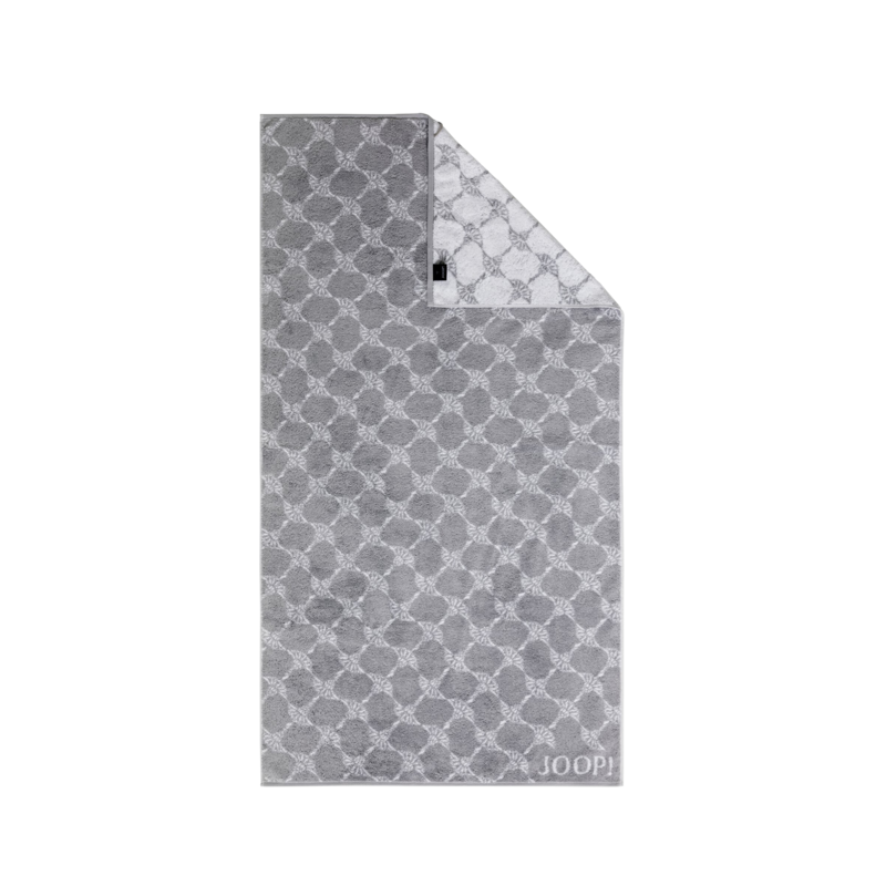 JOOP! Duschtuch Cornflower Weiss-Silber 80x150cm JOOP! Duschtuch Cornflower Weiss-Silber 80x150cm