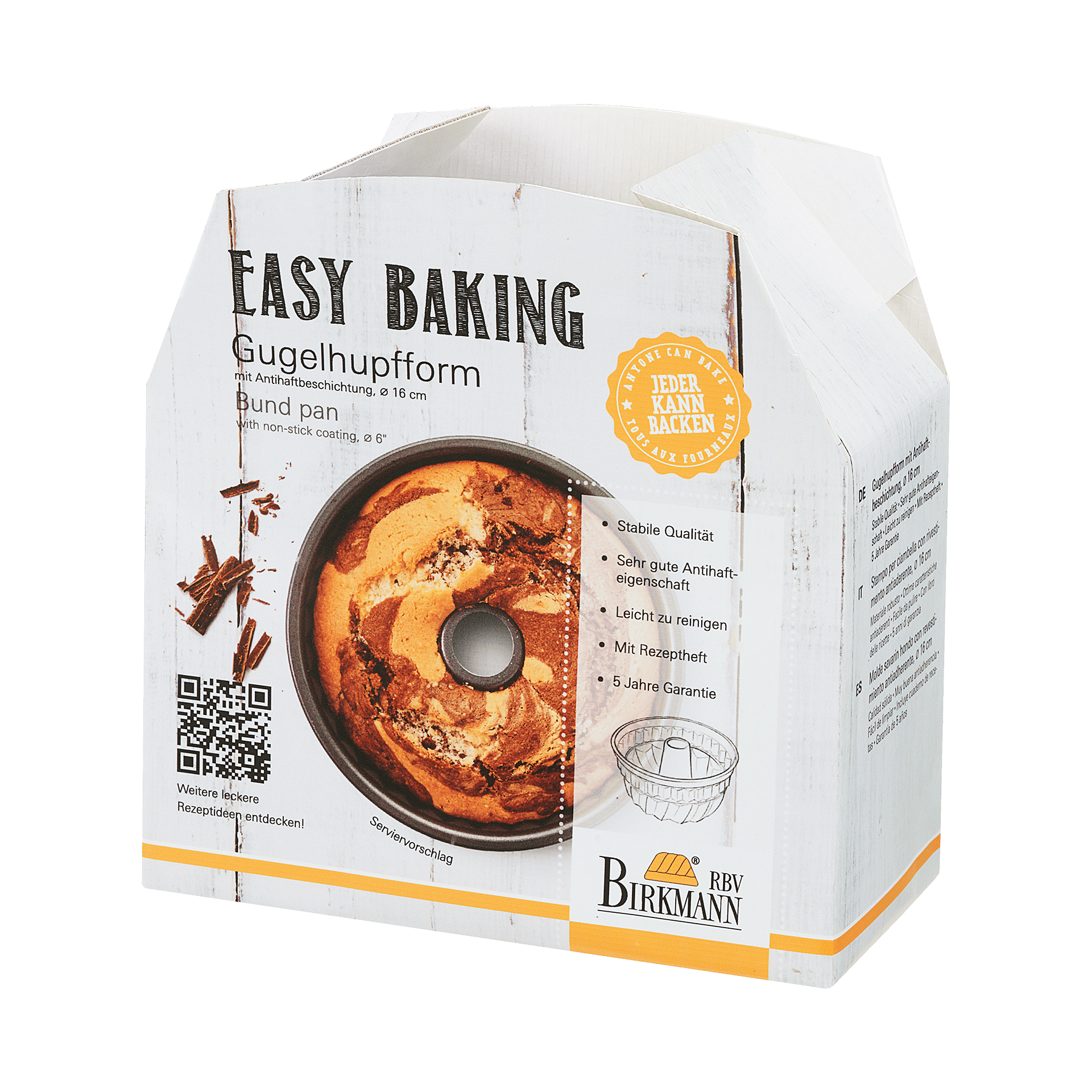 RBV Gugelhupfform Easy Baking