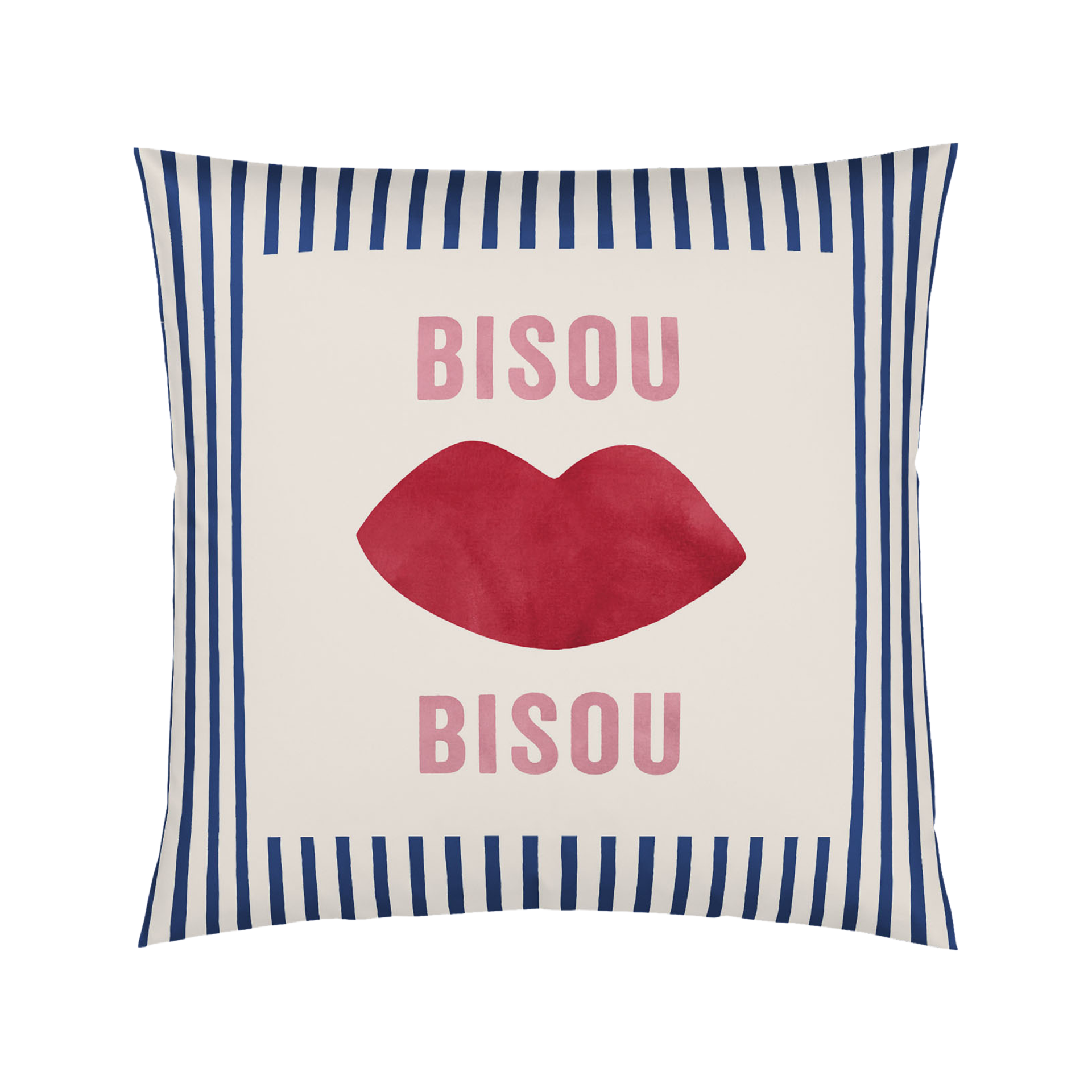 Kissenbezug Bisou Ultramarin 40x40cm Kissenbezug Bisou Ultramarin 40x40cm