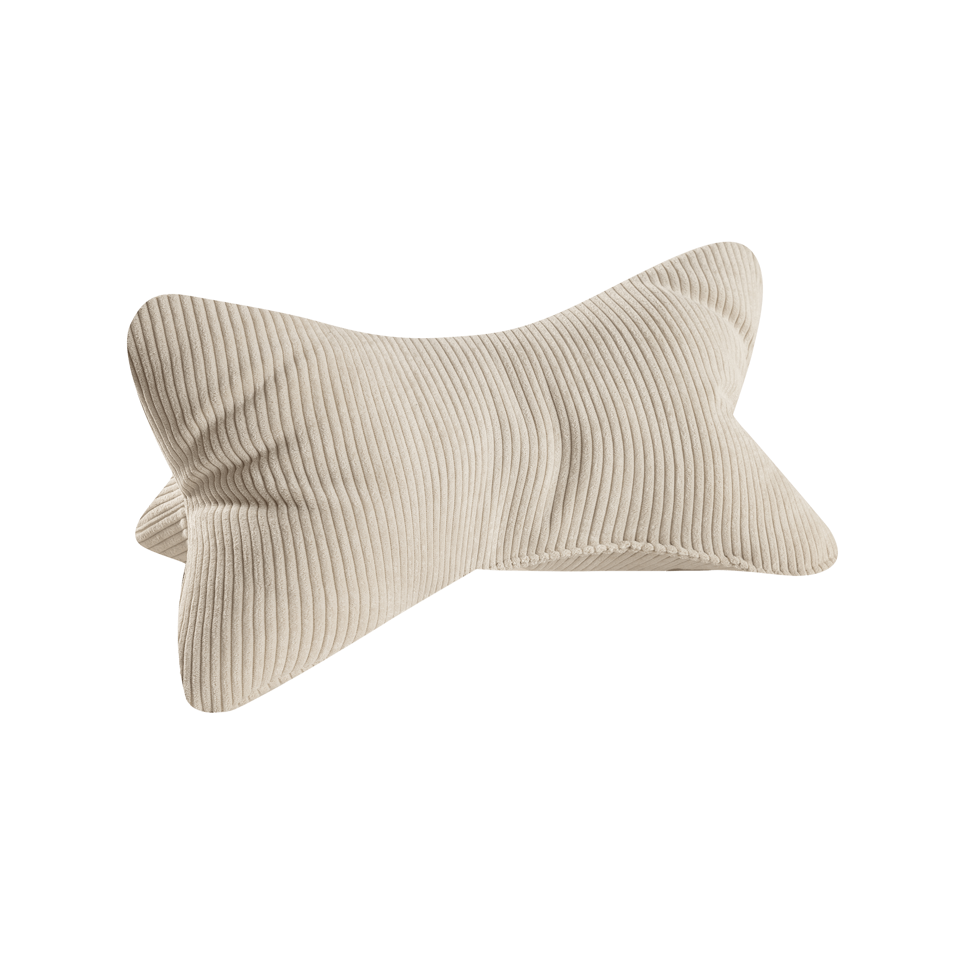 Kissen Leseknochen Inga natur 44x22cm