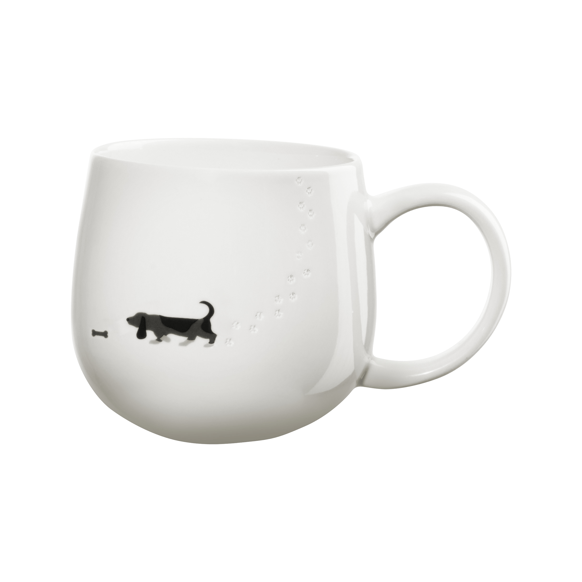 Kaffeebecher Magu Weiss glänzend