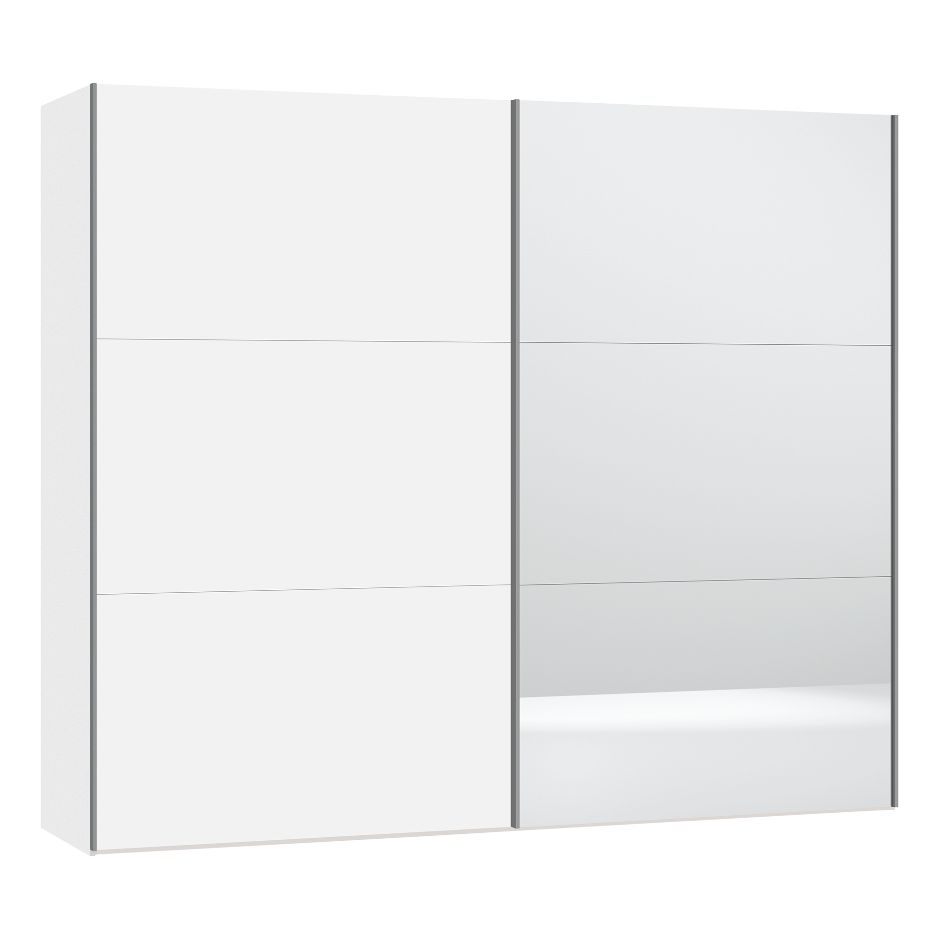 Schwebetürenschrank Leon Weiß 59*253*220 Schwebetürenschrank Leon Weiß 59*253*220