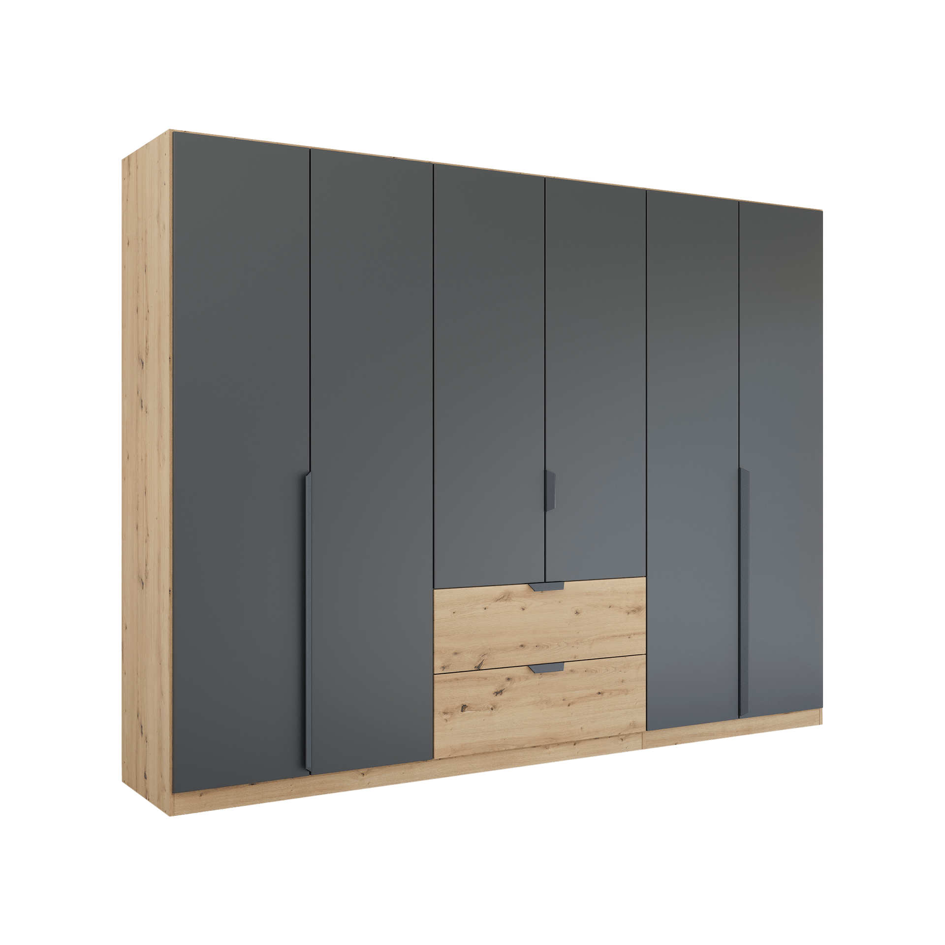 Drehtürenschrank Wildwest 6-türig Grau 54*271*210 Drehtürenschrank Wildwest 6-türig Grau 54*271*210