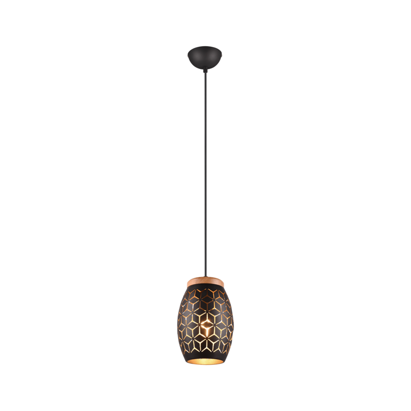 Pendelleuchte BIDAR Gold Schwarz