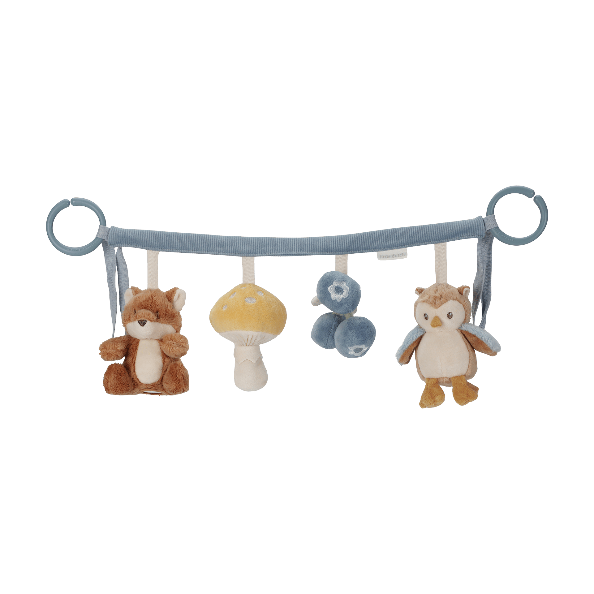 Kinderwagenkette Little Dutch Forest Friends 1 Mehrfarbig