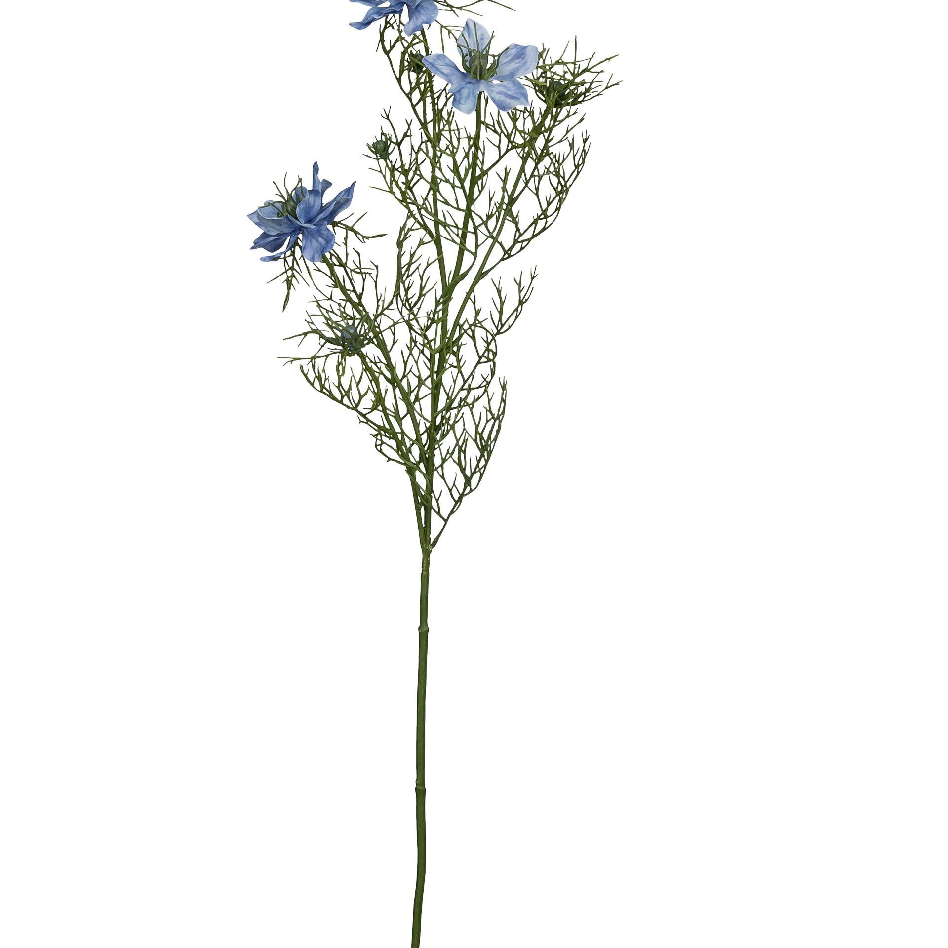 Kunstblume Nigellla Hellblau-Grün