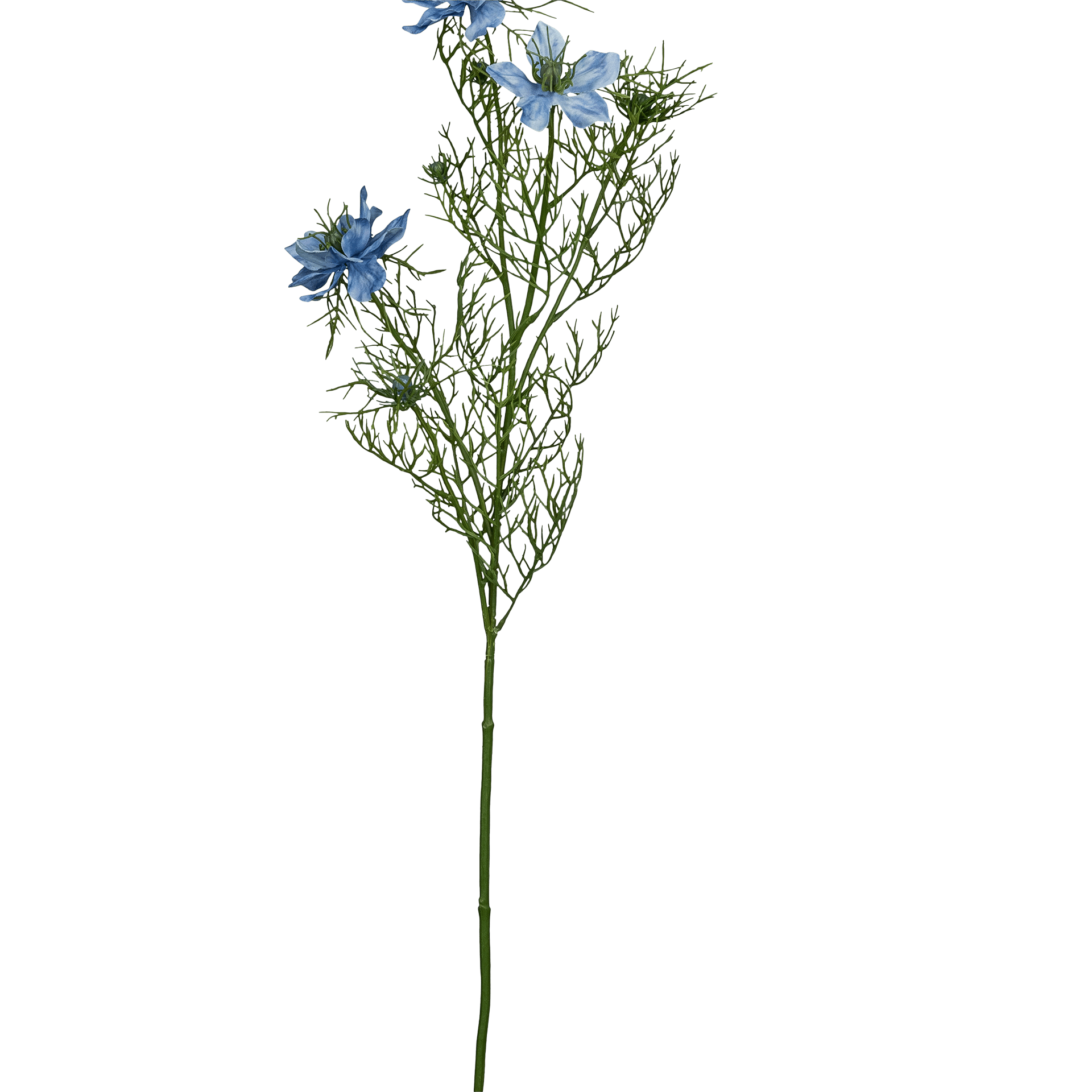 Kunstblume Nigellla Hellblau-Grün