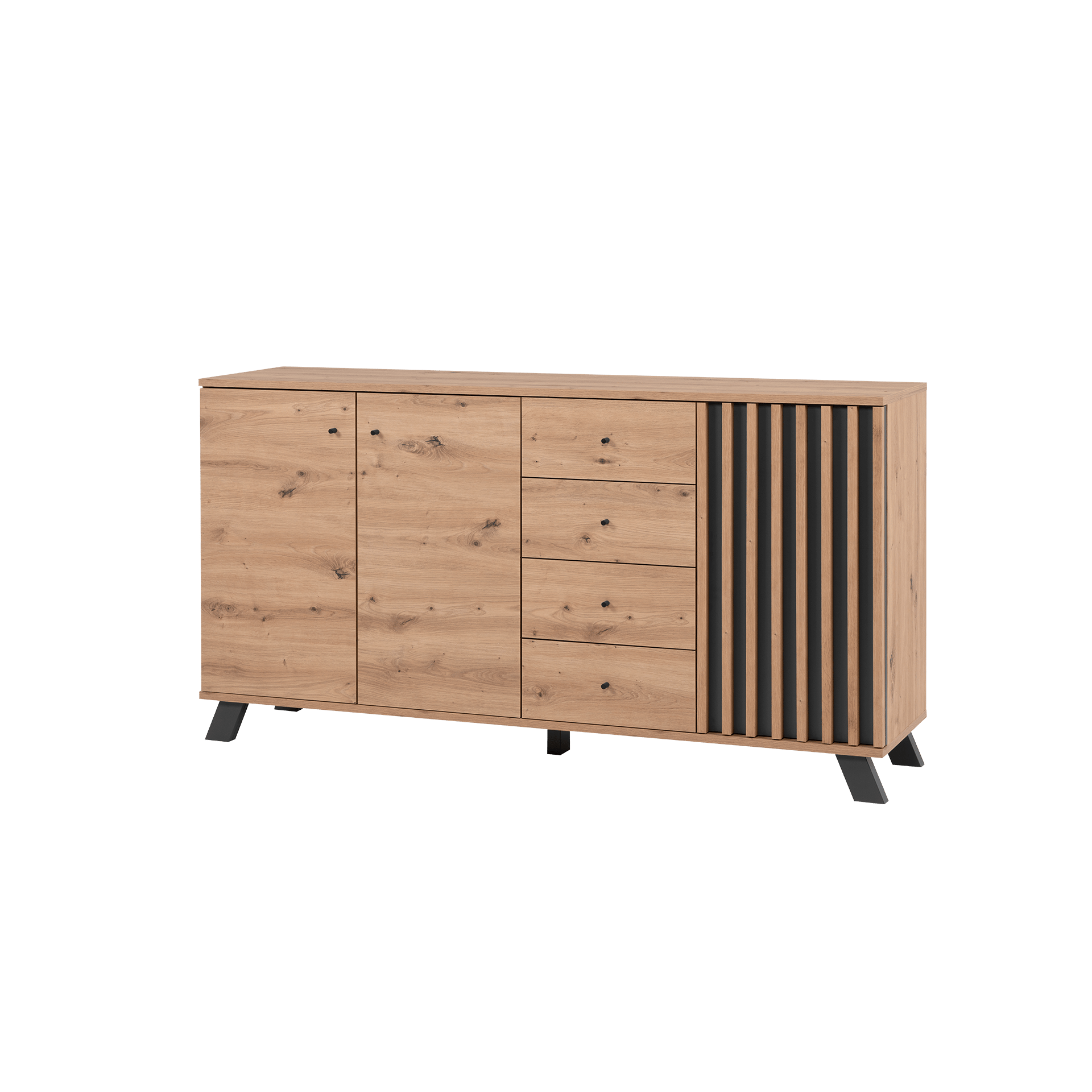 Sideboard Meran Eichefarben