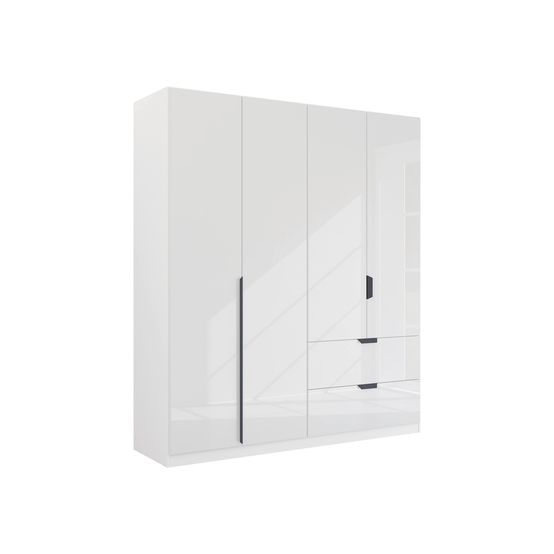 Drehtürenschrank Mood 4-türig Grau 54*181*210
