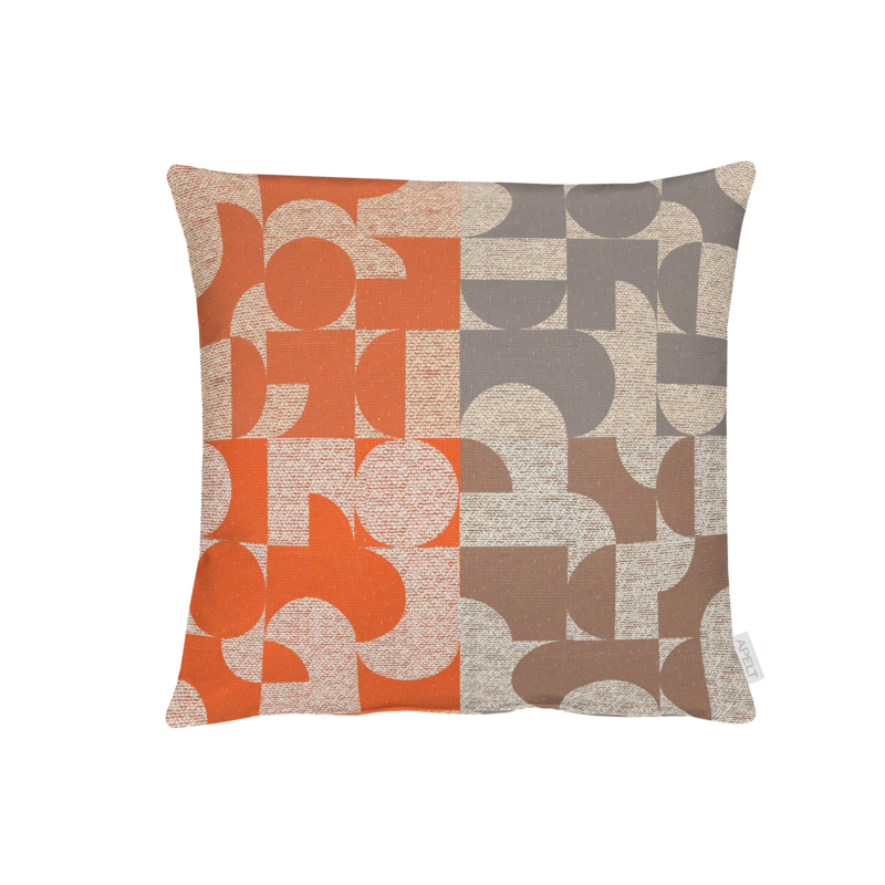 Kissen Remy Beige, Orange 48x48cm Kissen Remy Beige, Orange 48x48cm