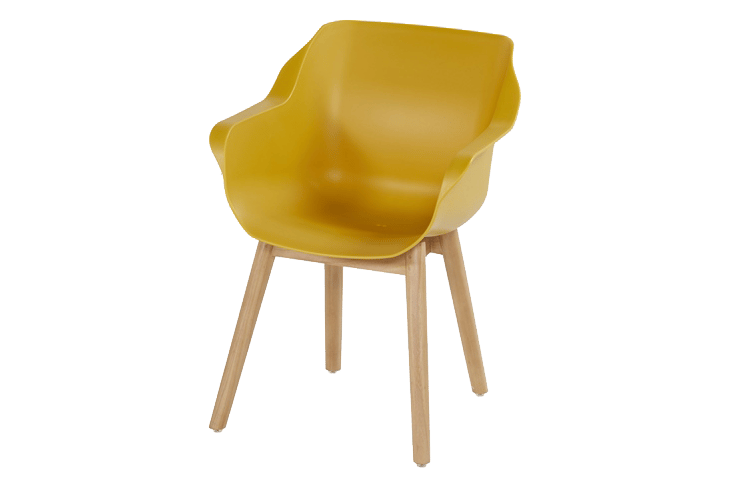 Hartman Gartensessel Sophie Teak Gelb Hartman Gartensessel Sophie Teak Gelb