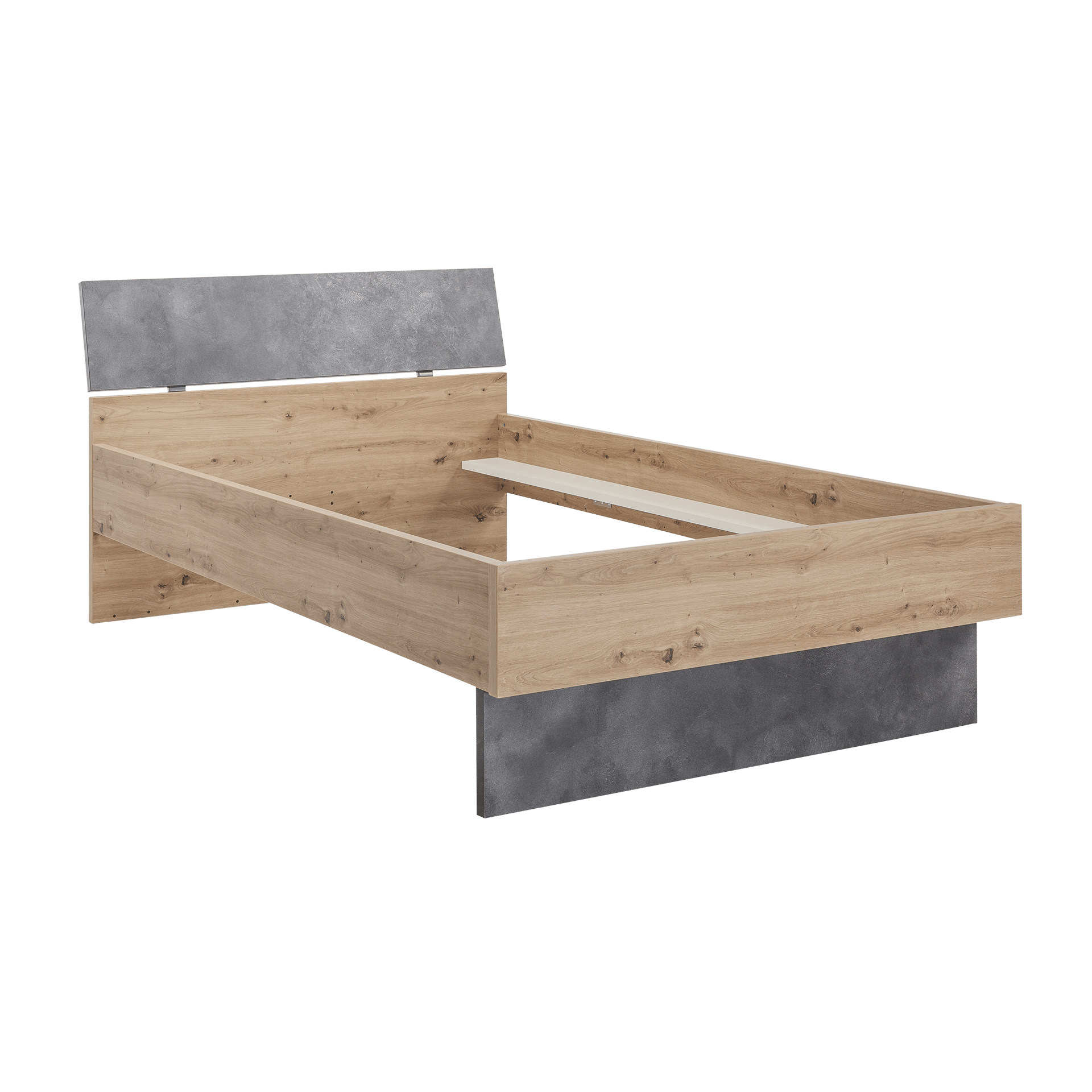 Bett Lunaris Gestell Artisan Eiche Nachbildung Kopfteil Stein Tadeo Nachbildung 120x200 cm Bett Lunaris Gestell Artisan Eiche Nachbildung Kopfteil Stein Tadeo Nachbildung 120x200 cm