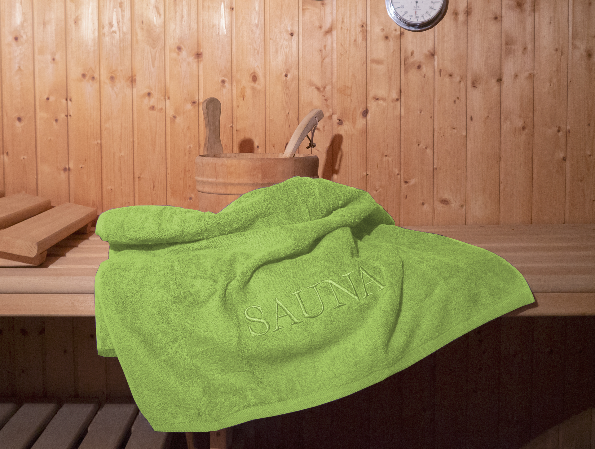 Saunatuch Lime 70x200cm