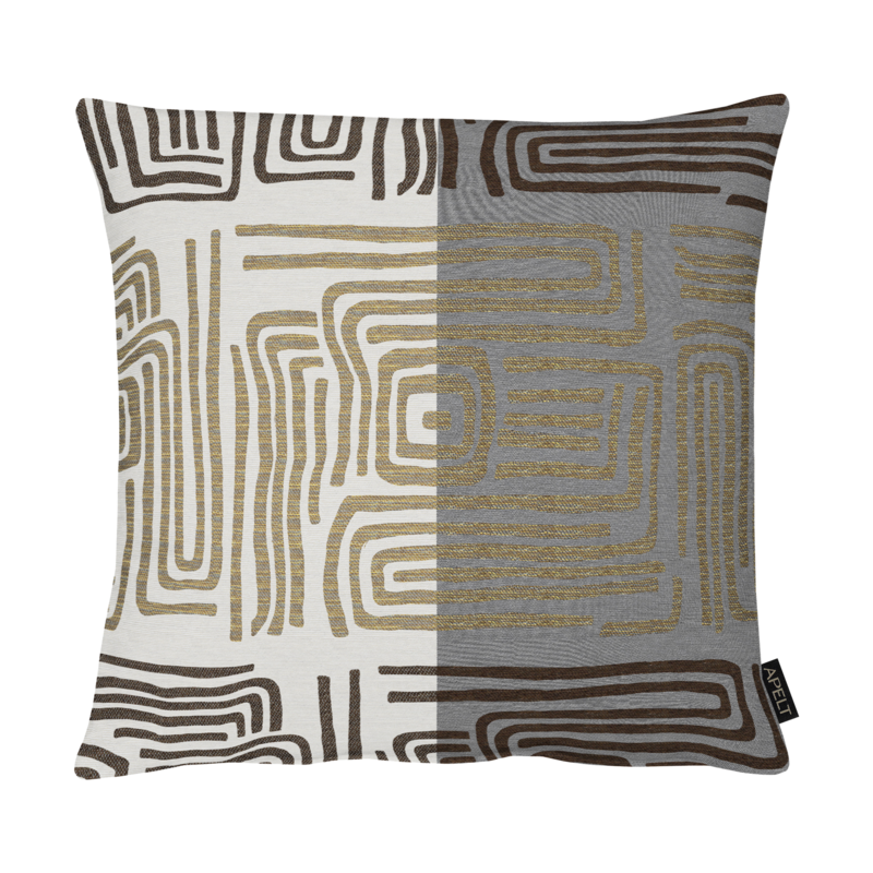 Kissen Mino Taupe 48x48cm Kissen Mino Taupe 48x48cm