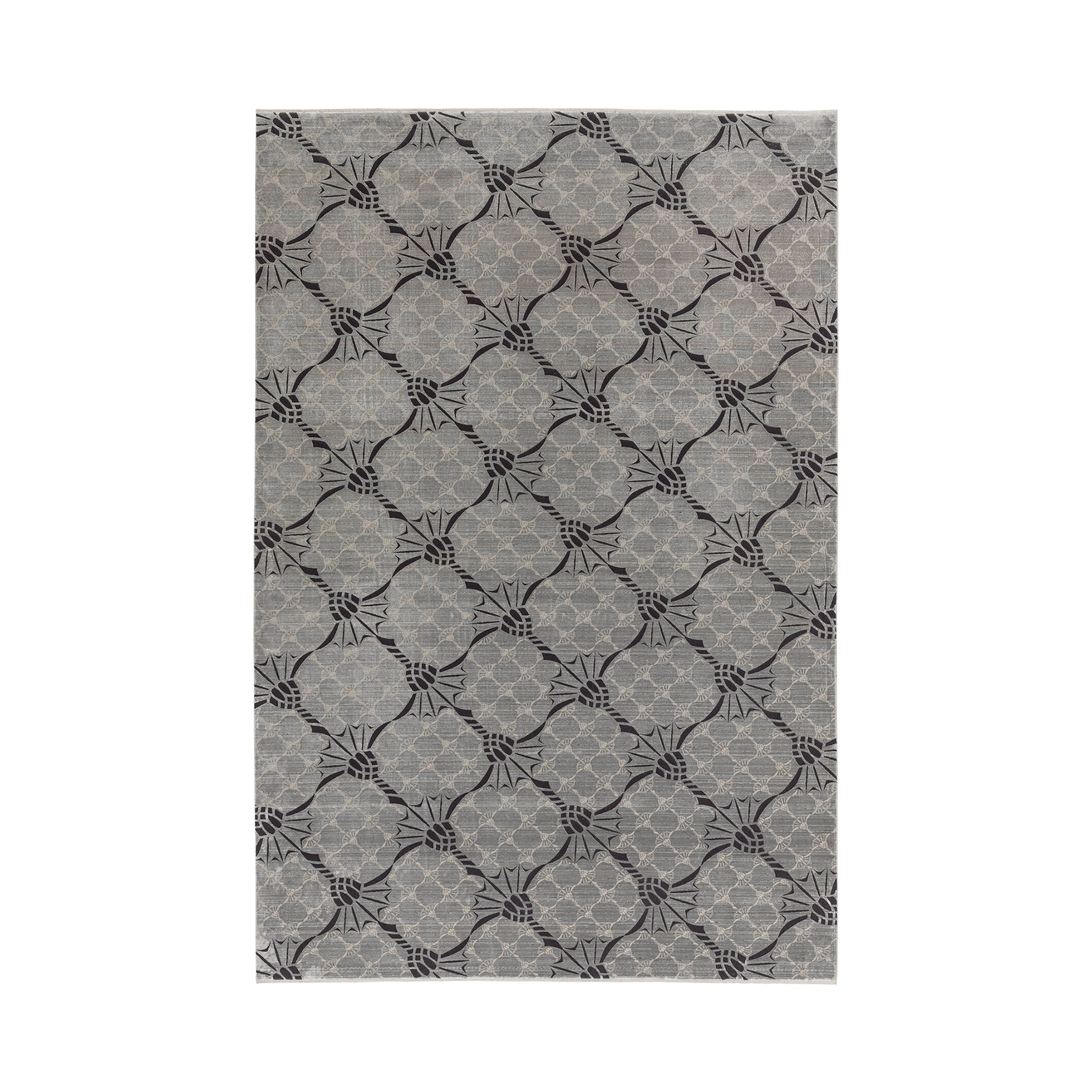 JOOP! Teppich Cornflower Double 140x200cm Silber