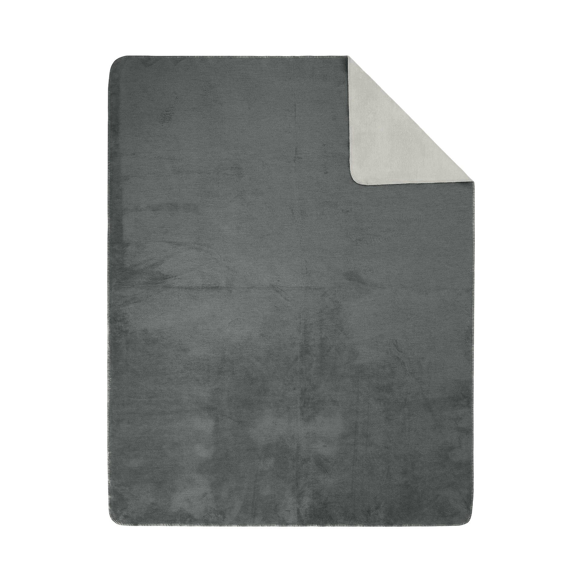 Decke Alteas Anthrazit-Silber 150x200cm