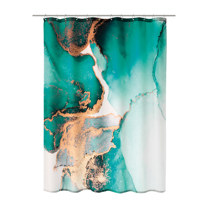 kleine Wolke Duschvorhang Teal 180x200cm