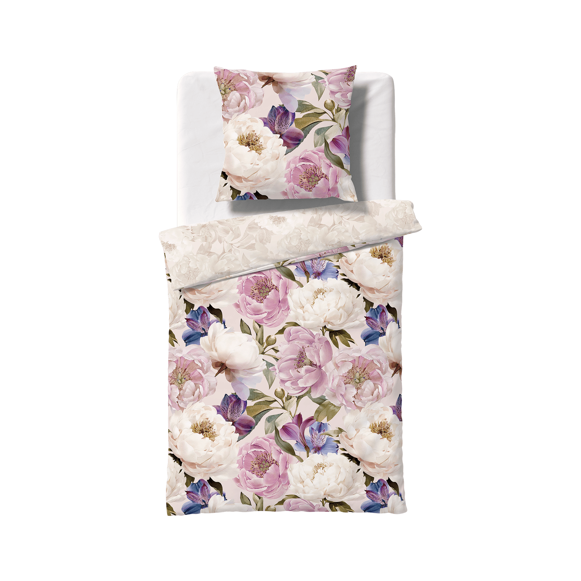 Satin Bettwäsche Bed Art S Multicolor 135x200cm Satin Bettwäsche Bed Art S Multicolor 135x200cm