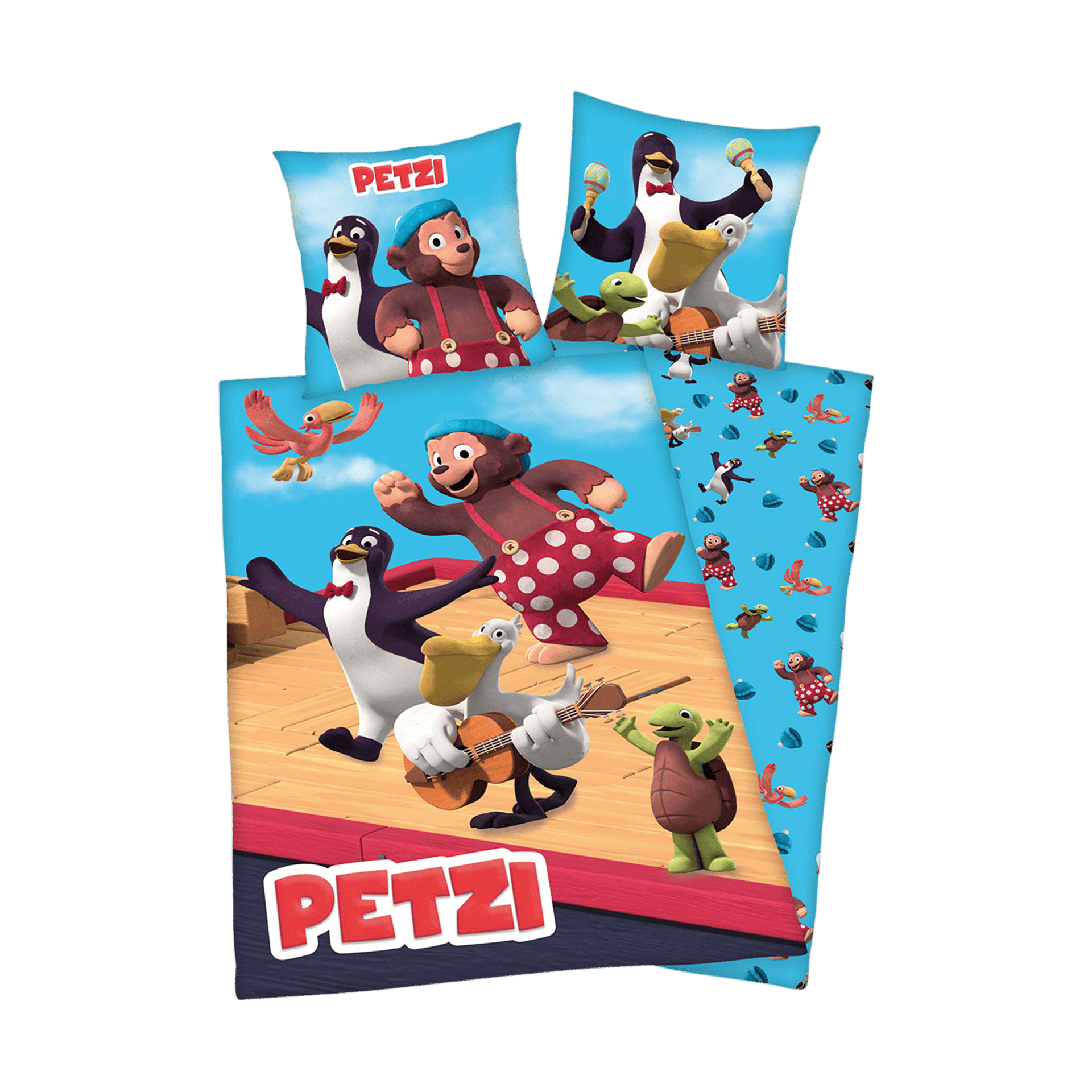 Renforce Bettwäsche Petzi Mehrfarbig 135x200cm Renforce Bettwäsche Petzi Mehrfarbig 135x200cm