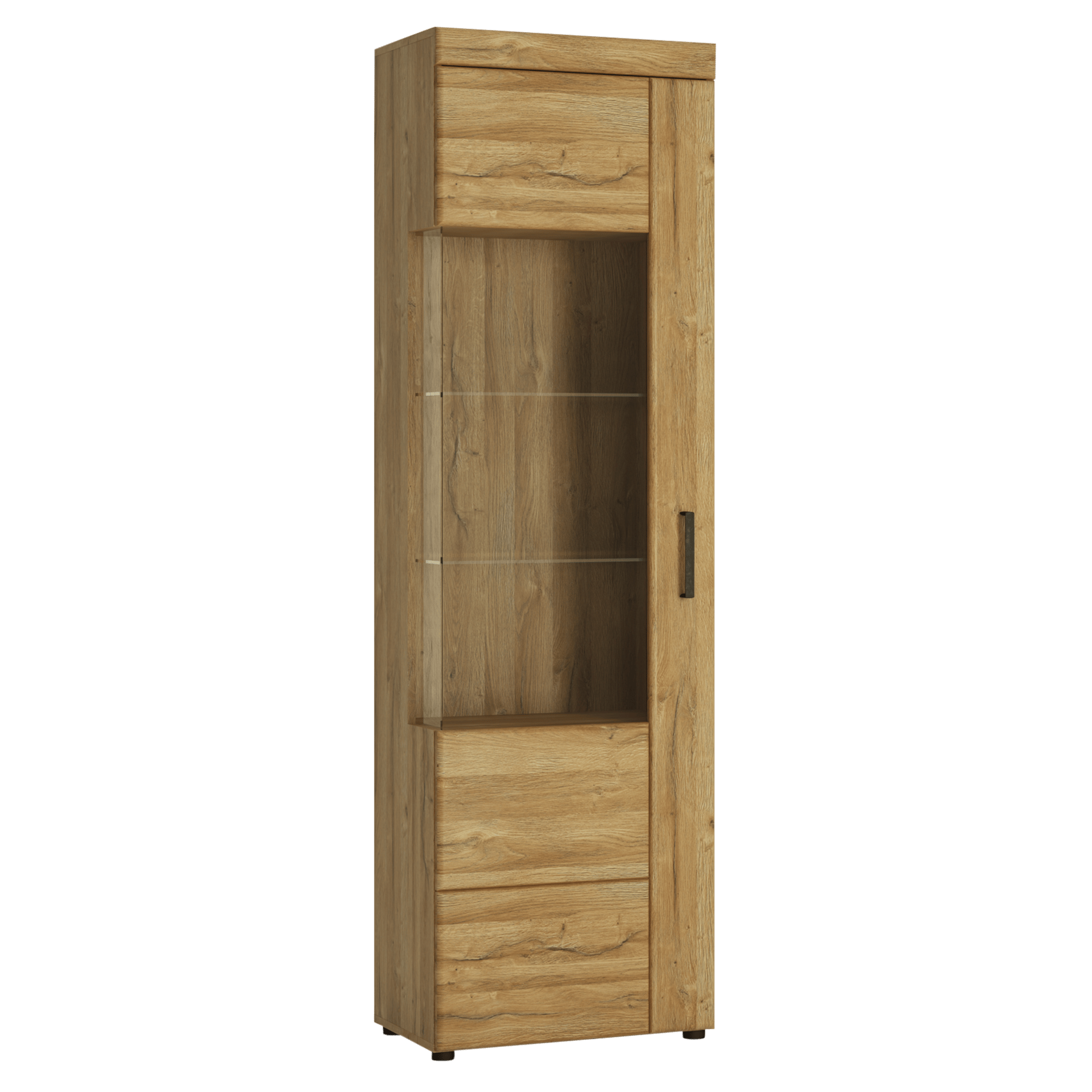 Vitrine Colmar Eichefarben 58*195*37.4 Vitrine Colmar Eichefarben 58*195*37.4