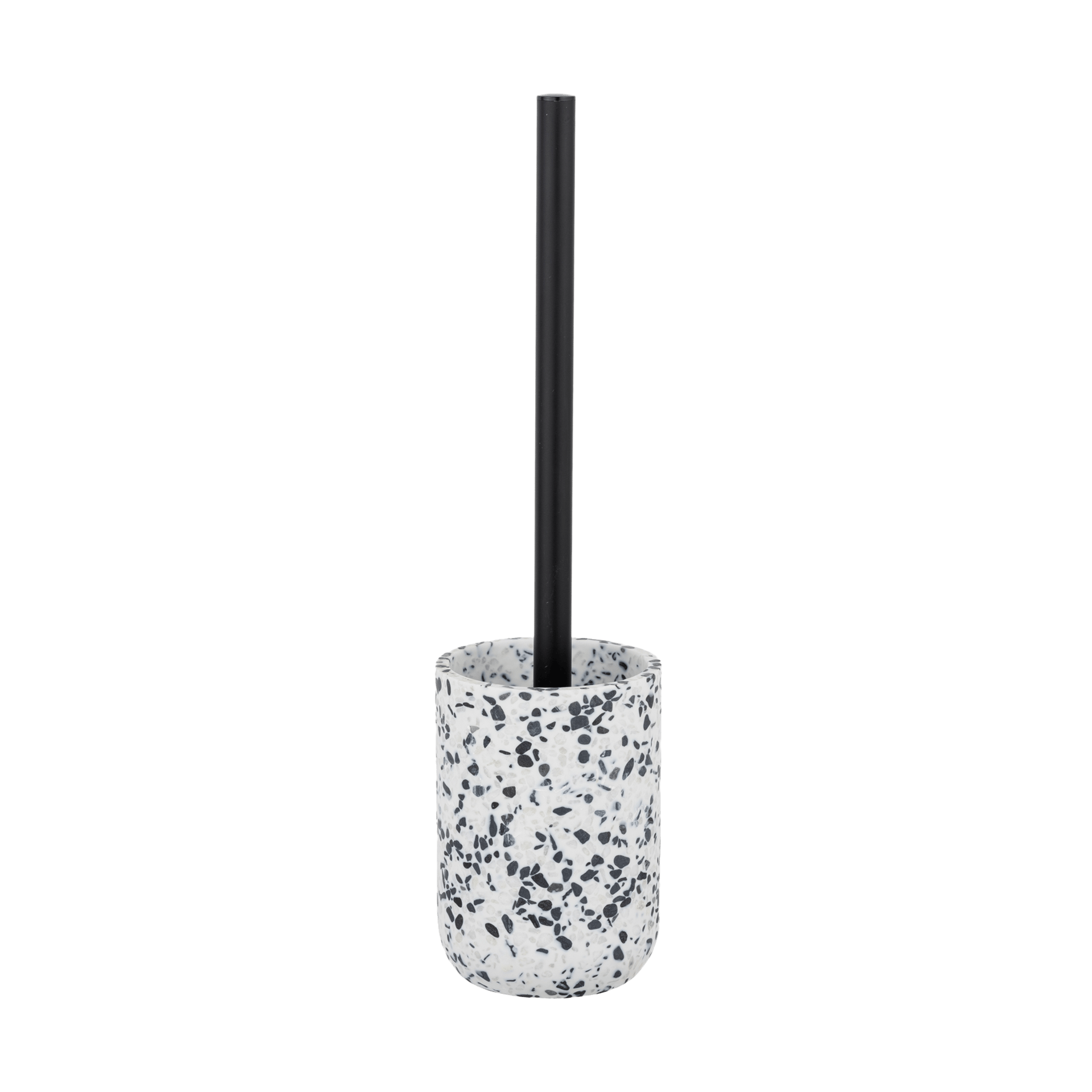 SCHÖNER WOHNEN-Kollektion WC-Bürstenhalter Terrazzo Tosi Weiß SCHÖNER WOHNEN-Kollektion WC-Bürstenhalter Terrazzo Tosi Weiß