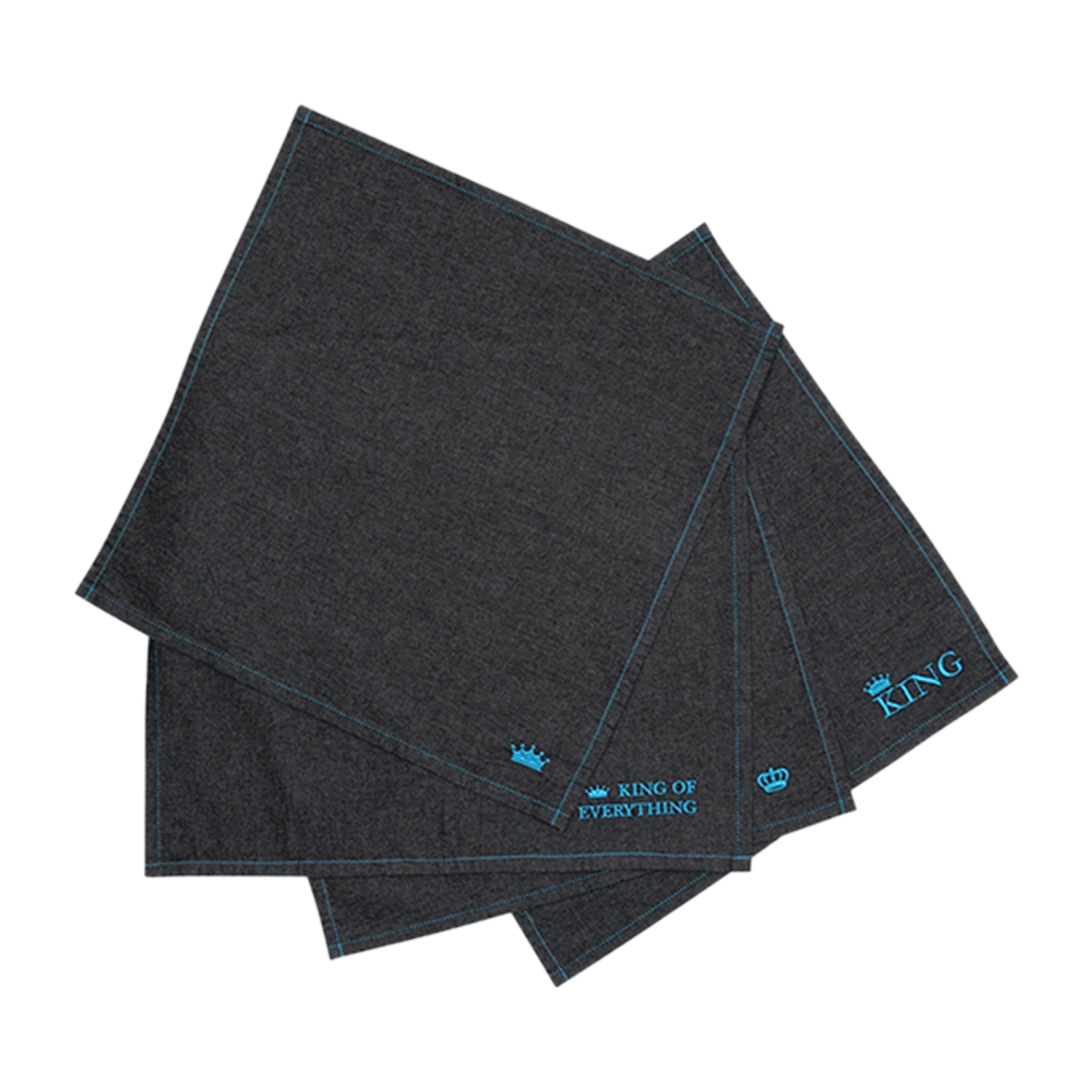 Serviette Denim King Black 45x45