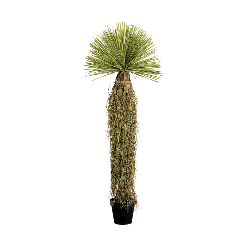 Kare Kunstpflanze Yucca Grün