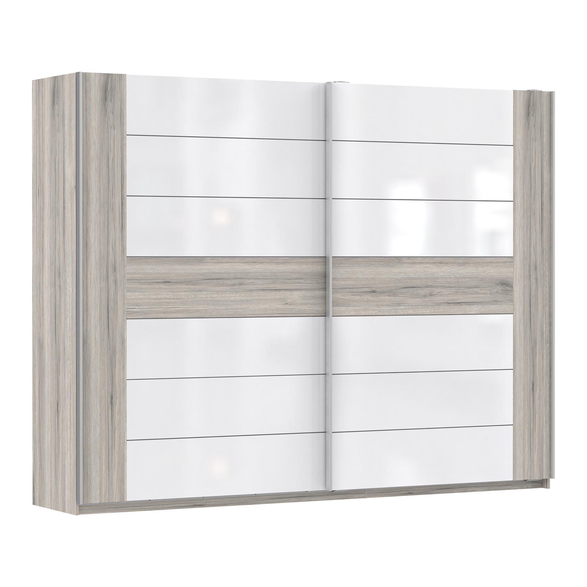 Schwebetürenschrank Rondo Eichefarben 61.2*269.9*209.7