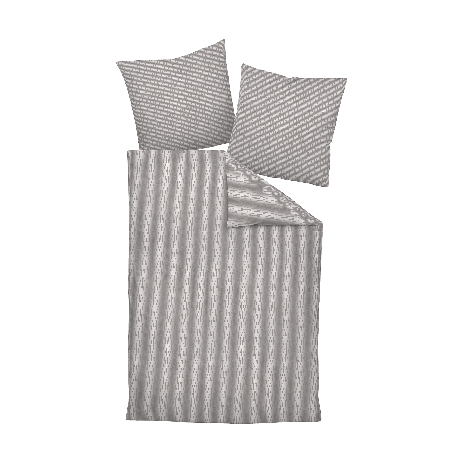 Satin Bettwäsche Milano Taupe 135x200cm Satin Bettwäsche Milano Taupe 135x200cm