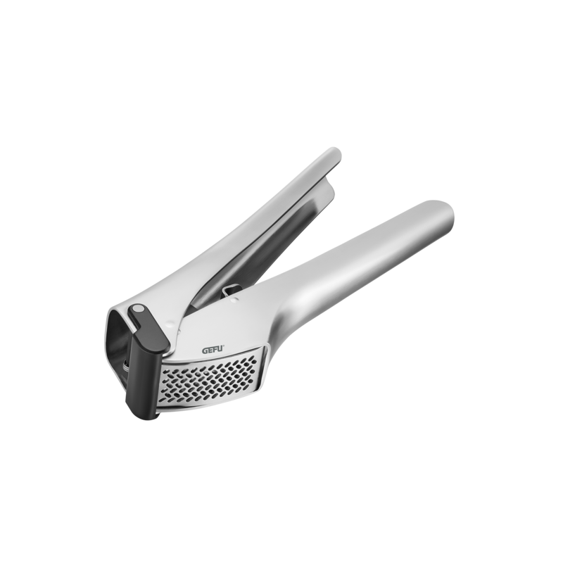 Gefu Knoblauchpresse Garlico Schwarz-Silber