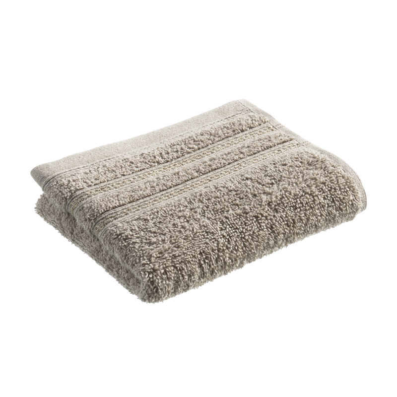Casea Gästehandtuch Casea Alicante Taupe 30x50cm