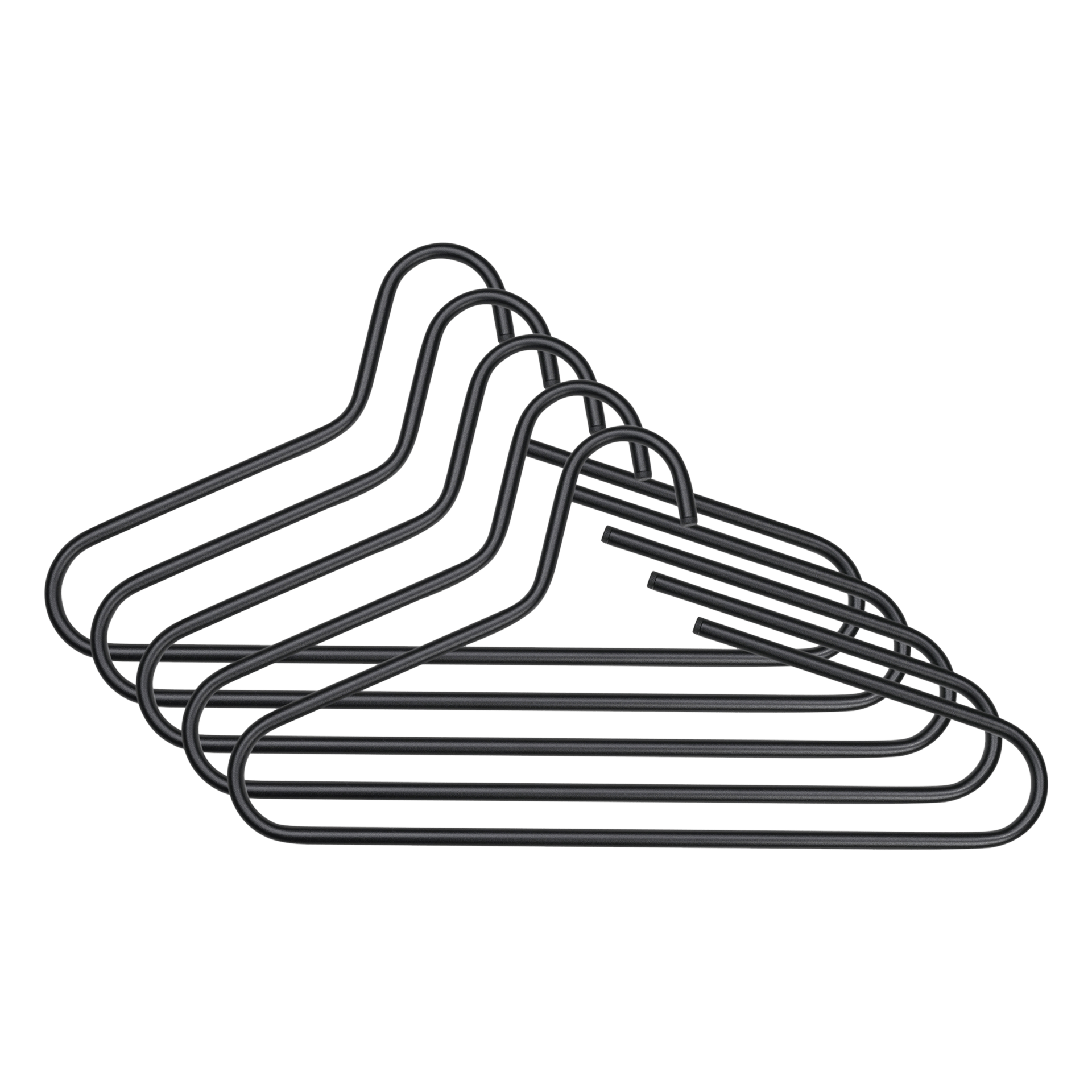 SPINDER DESIGN Kleiderbügel Set 5-teilig Victorie 5er-Pack Schwarz