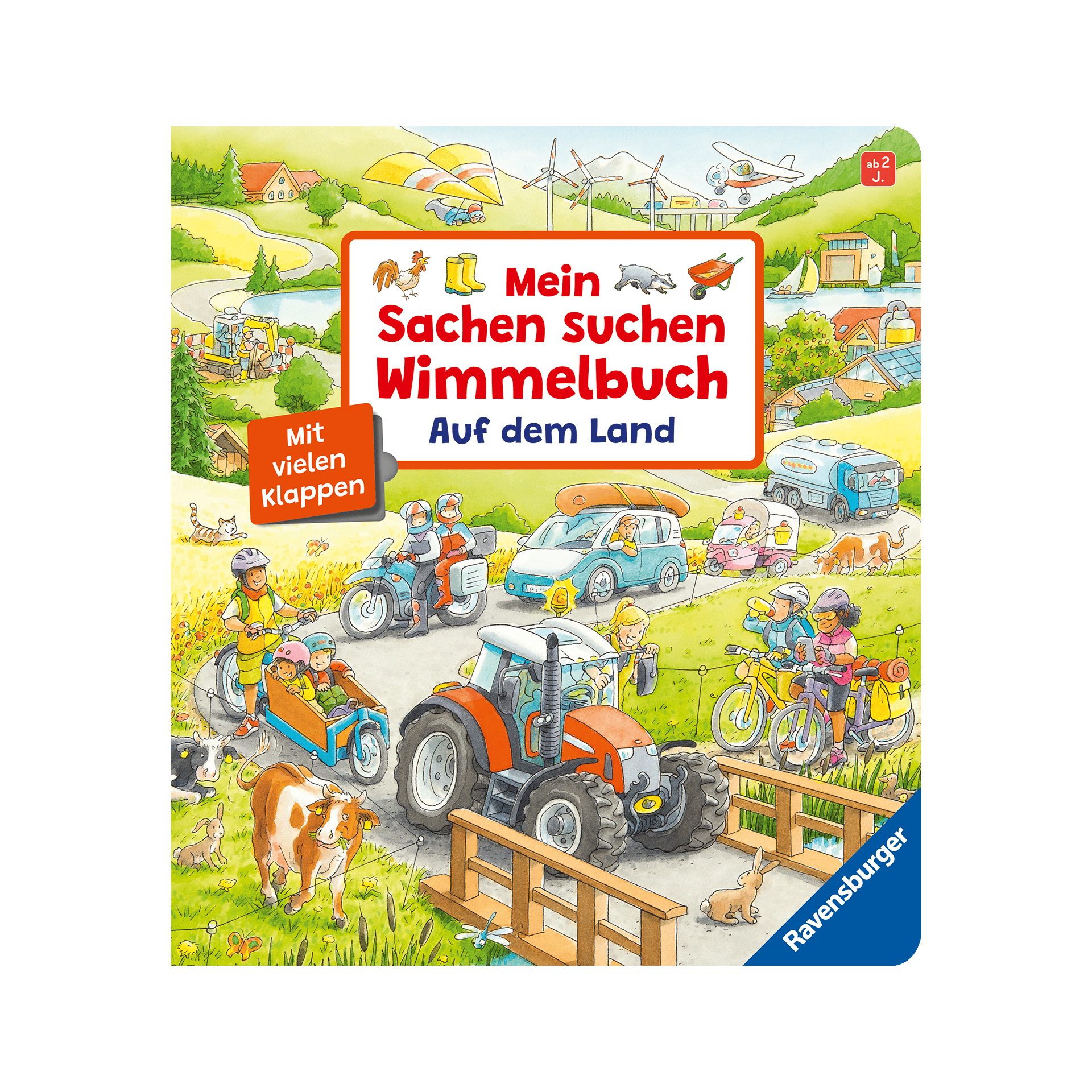 Buch Auf dem Land (Wimmelbuch) Mehrfarbig