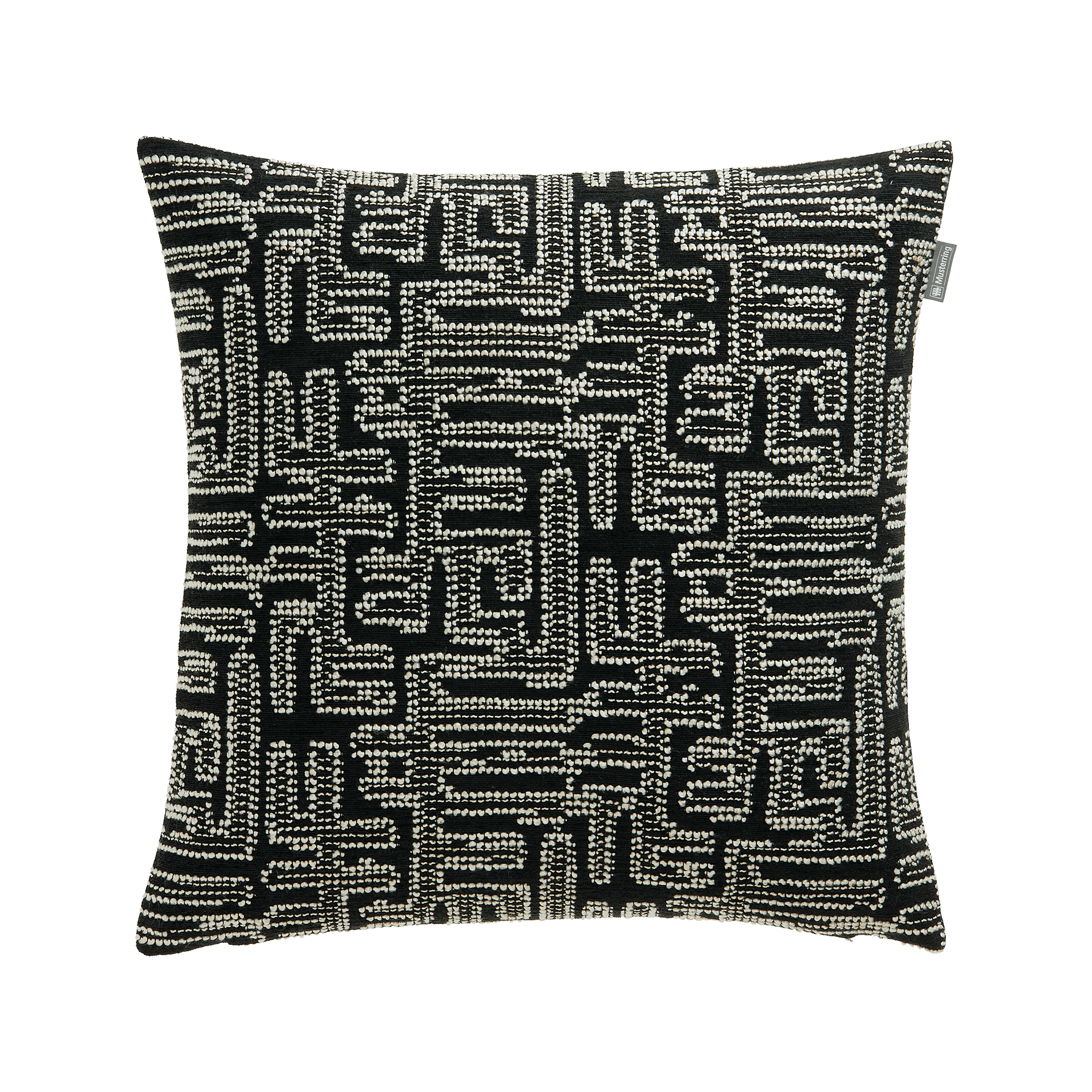 Musterring Kissenhülle Twist Schwarz 45x45cm