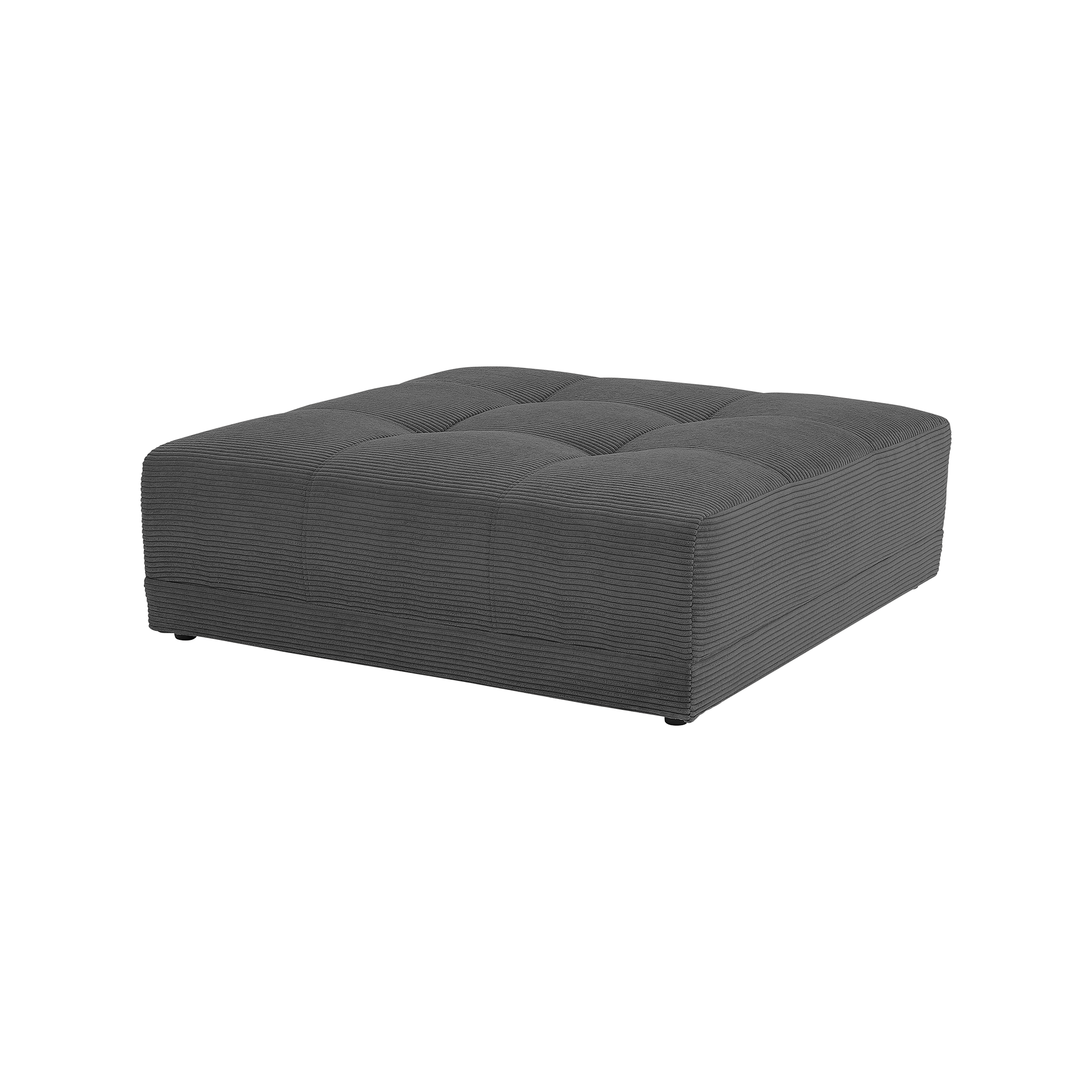 Hocker Janni Bezug Cord Grau Hocker Janni Bezug Cord Grau