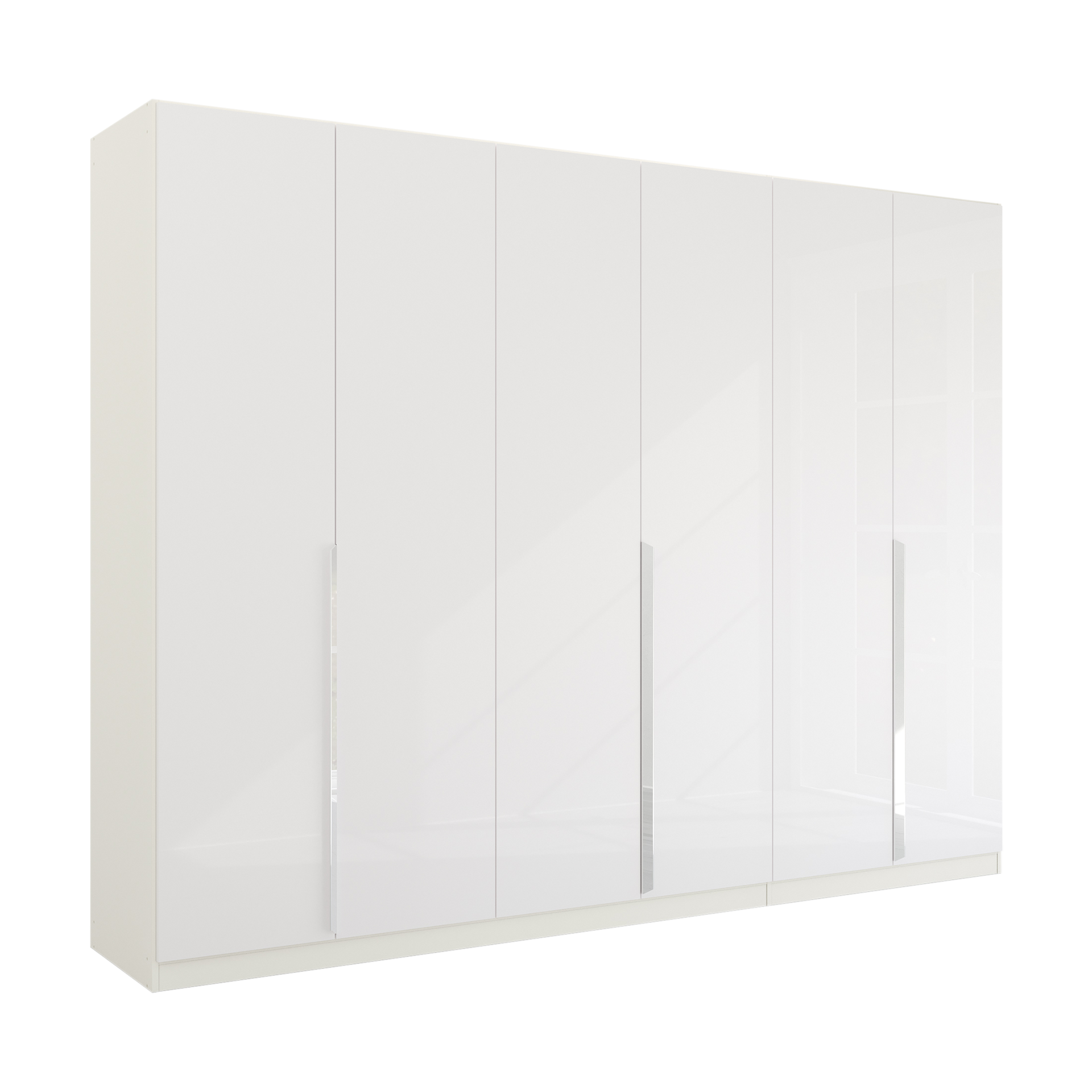 Drehtürenschrank Glam 6-türig Weiß 54*271*210