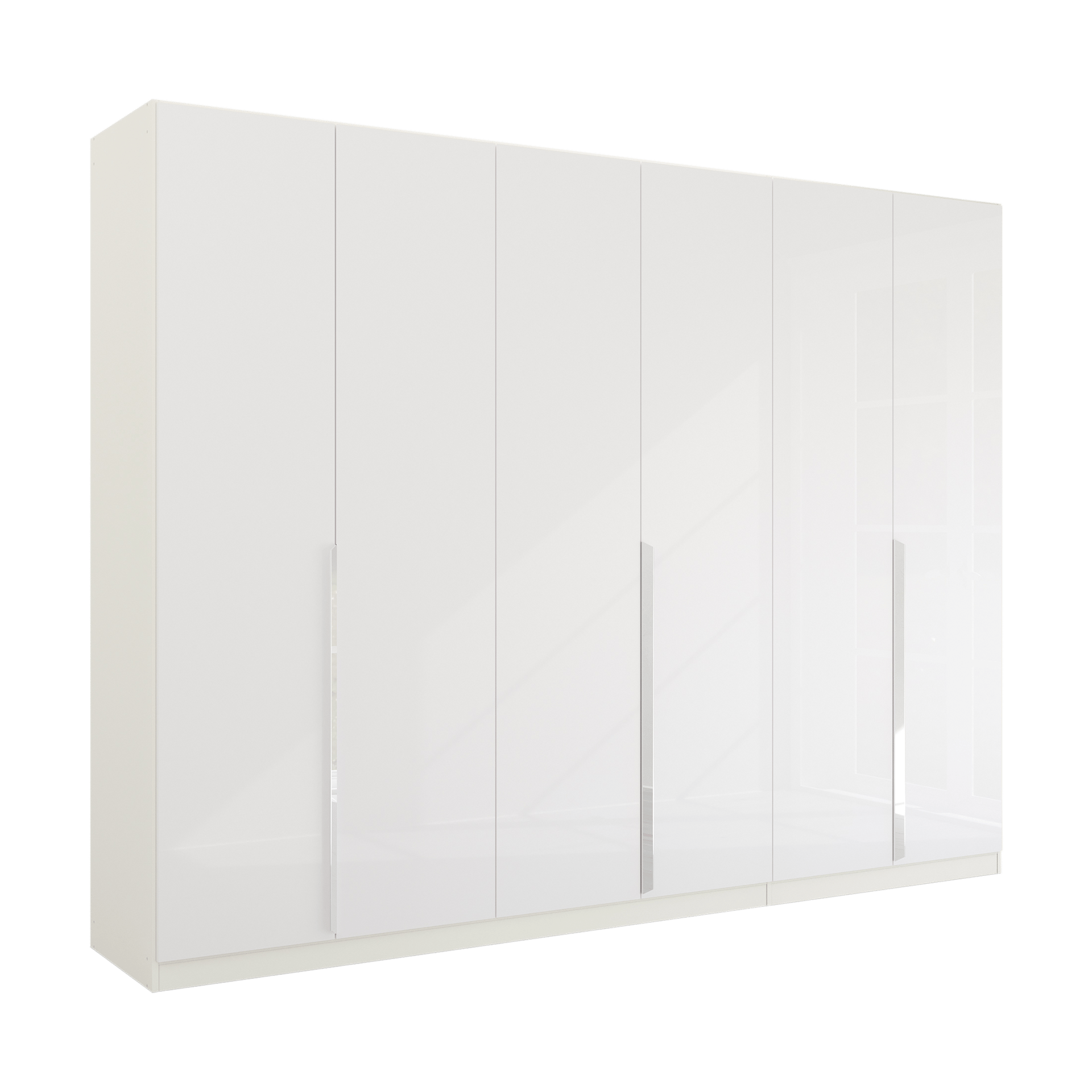Drehtürenschrank Glam 6-türig Weiß 54*271*210