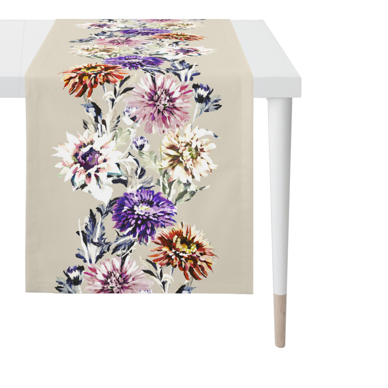Tischläufer Herbstblumentraum Mehrfarbig 48x140 Tischläufer Herbstblumentraum Mehrfarbig 48x140