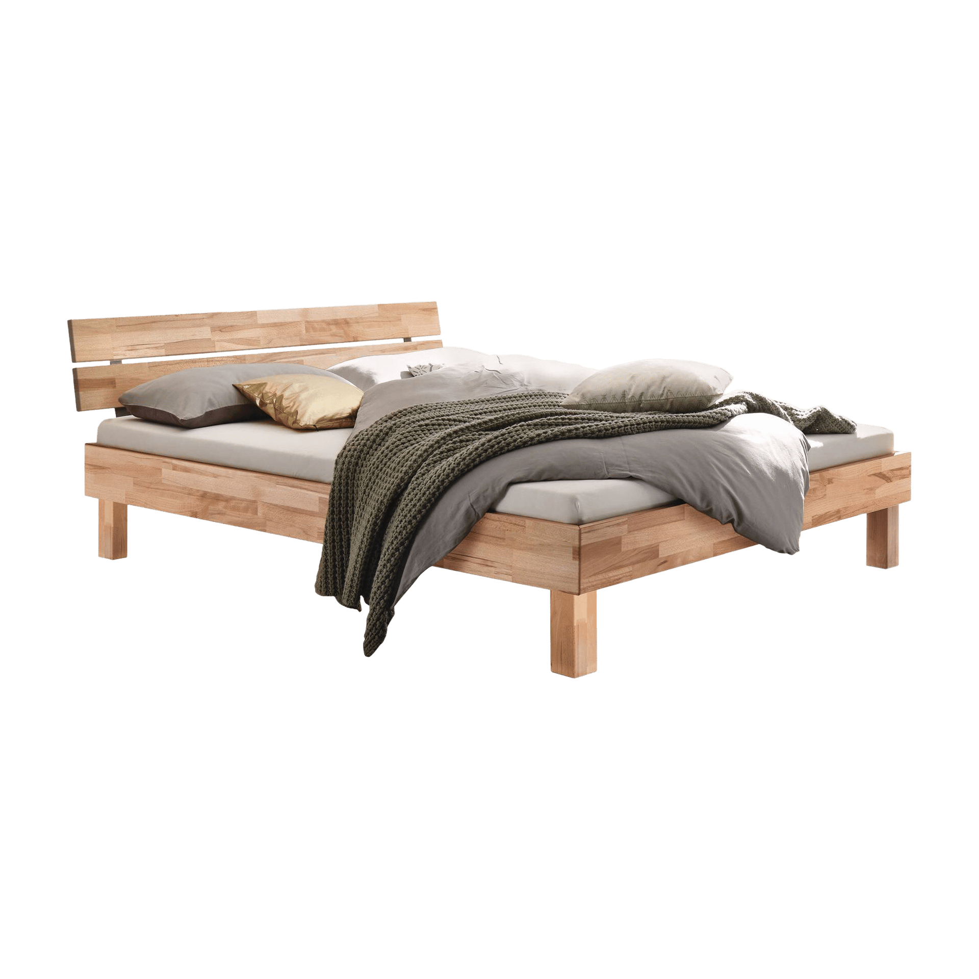 HASENA Bett Prato Gestell Kernbuche 100x200 cm