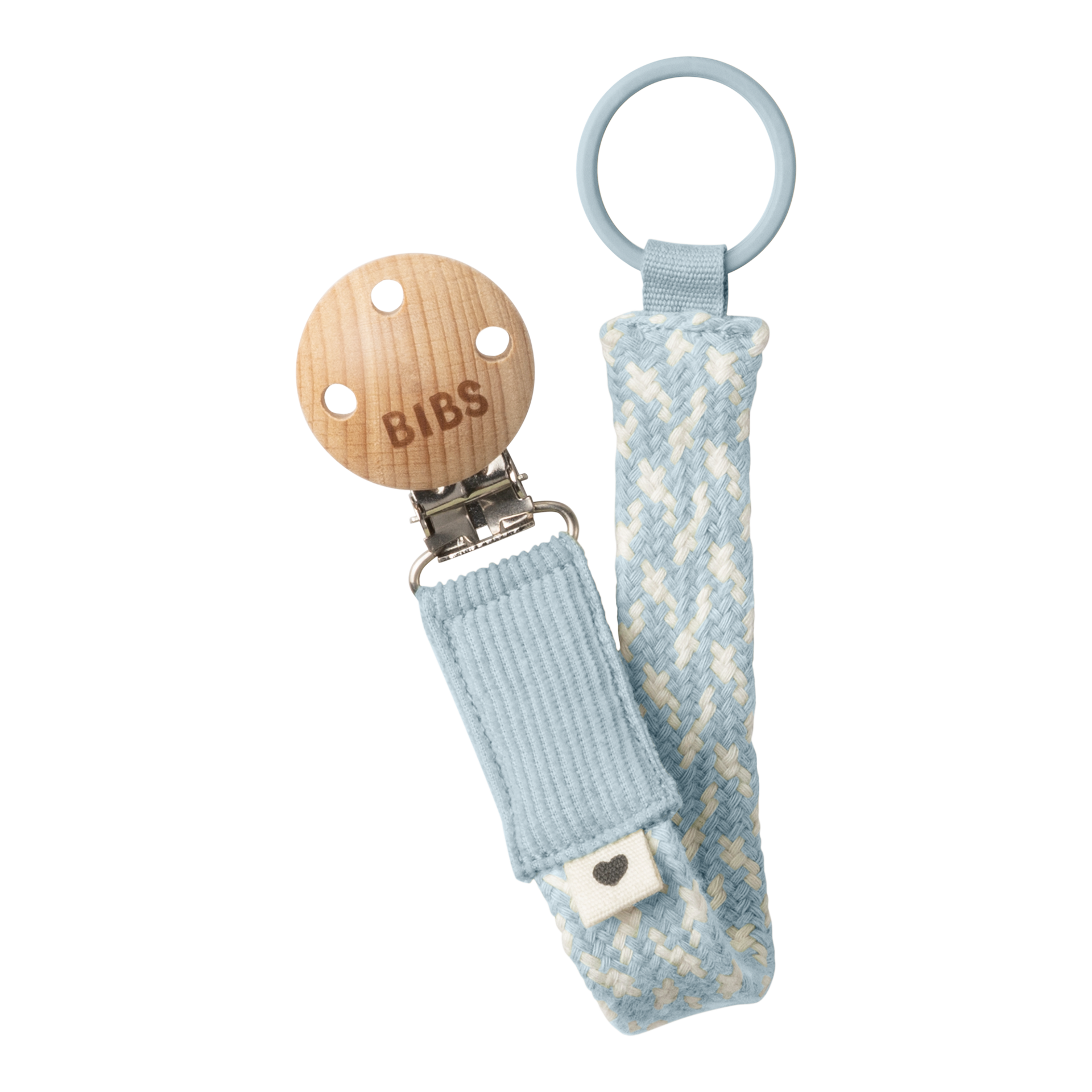 Schnullerkette BIBS Baby Blue/Ivory Schnullerkette BIBS Baby Blue/Ivory