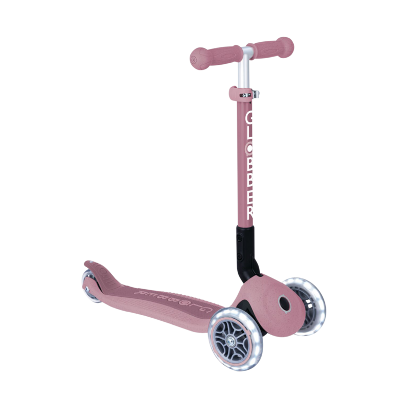 Scooter Globber Junior Foldable Lights ECO Beere