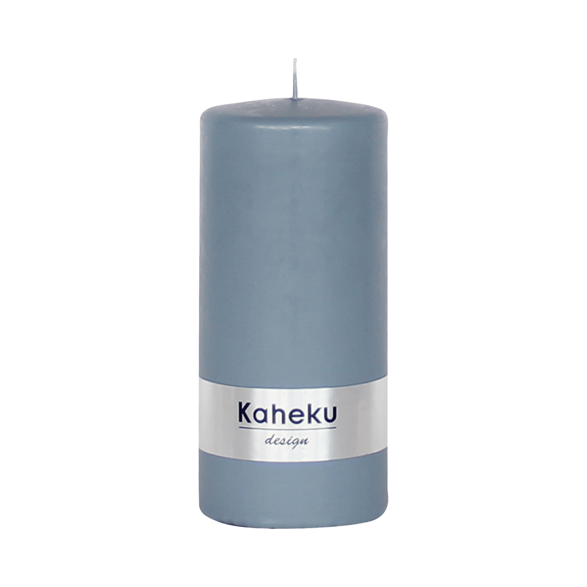 Kerze Powder Taubenblau