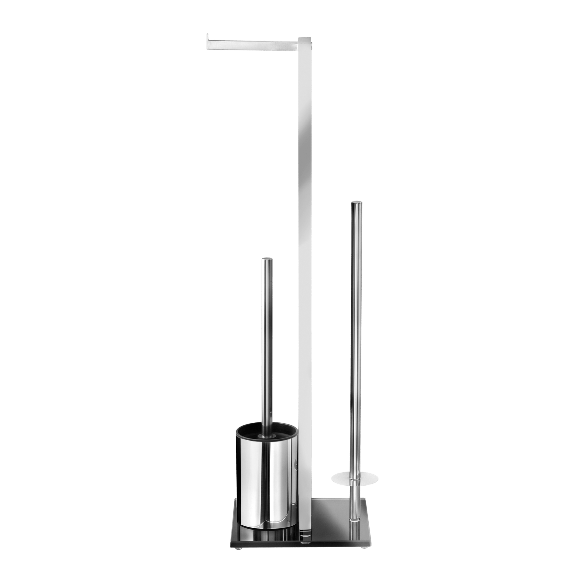 Wenko WC-Bürstenhalter Rivalta Silber glänzend