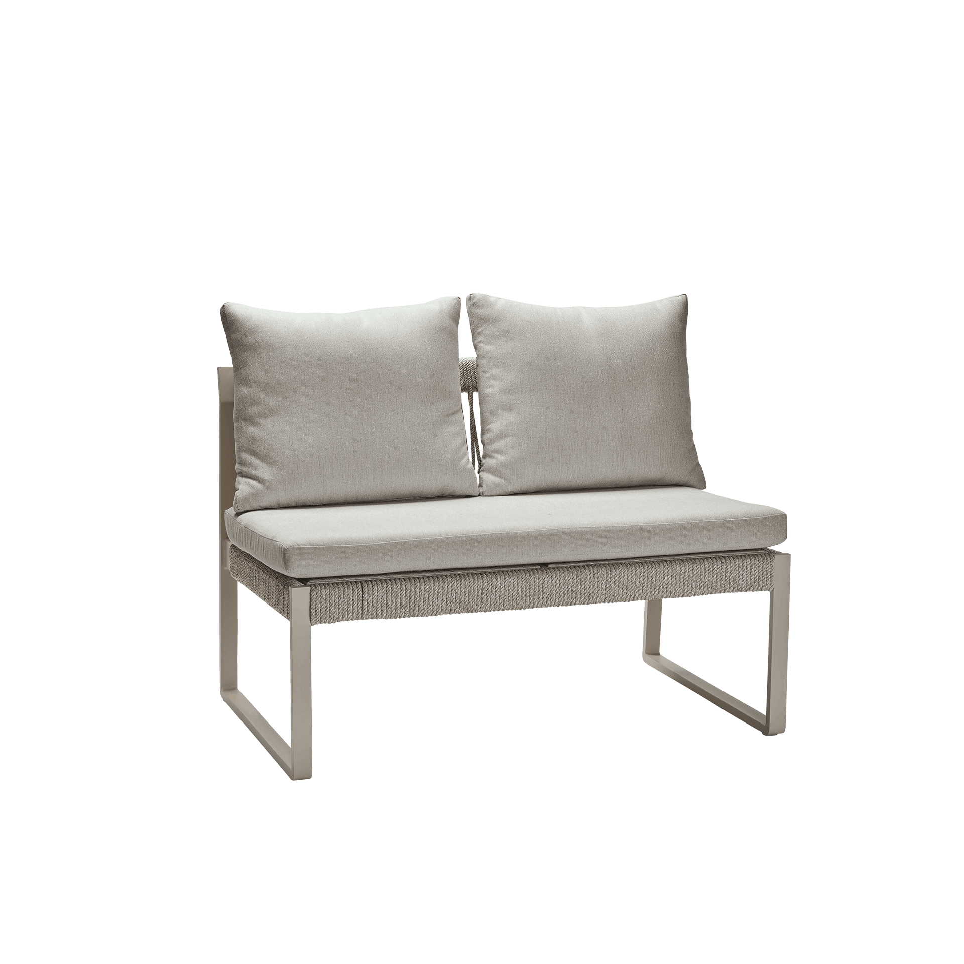 Stern Lounge-Sofa Tammo 2-Sitzer Greige