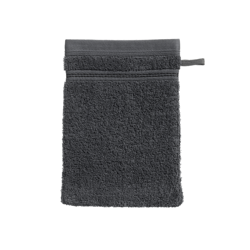 Casea Waschhandschuh Casea Alicante Anthrazit 15x21cm